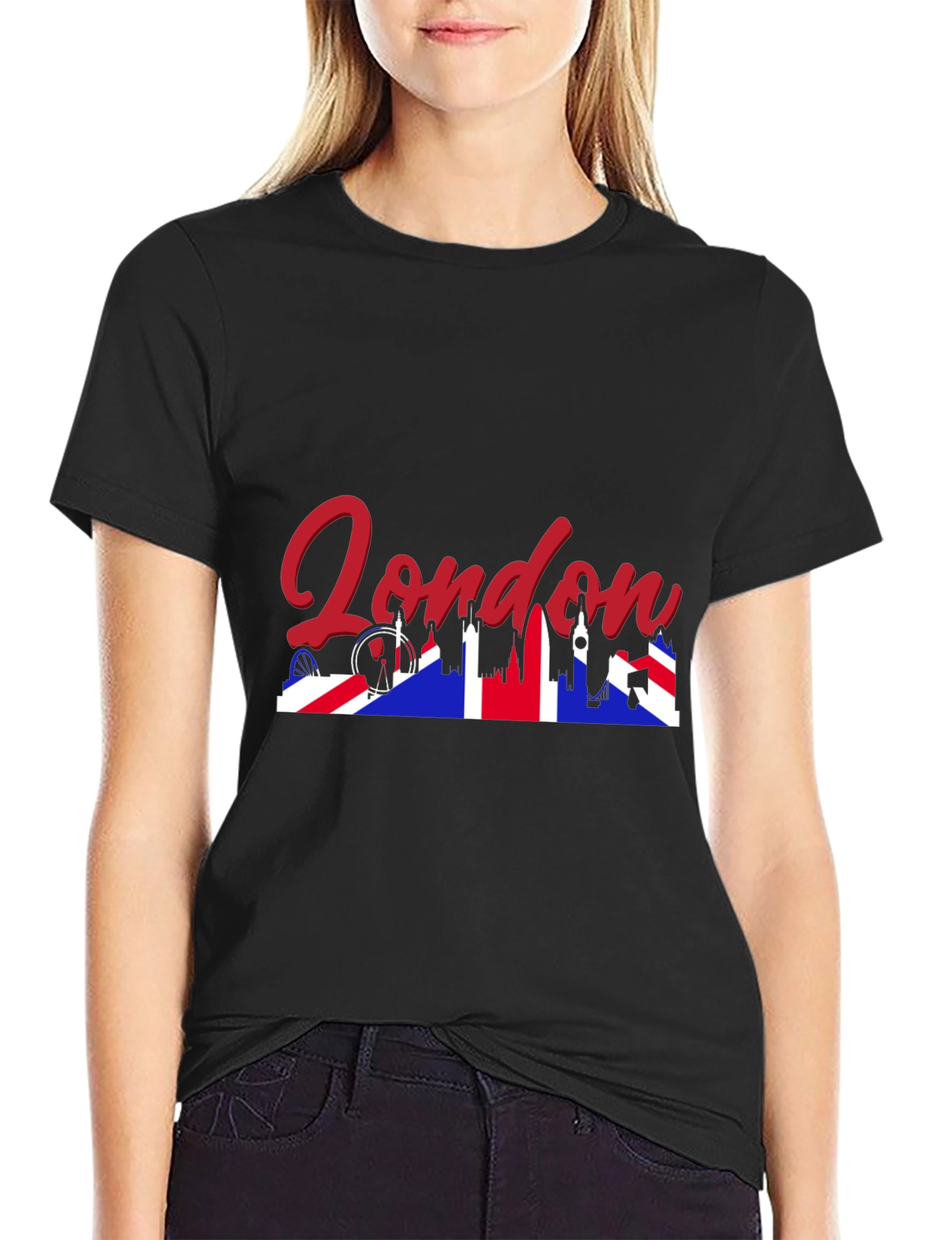 London UK Union Jack Graphic T-Shirt