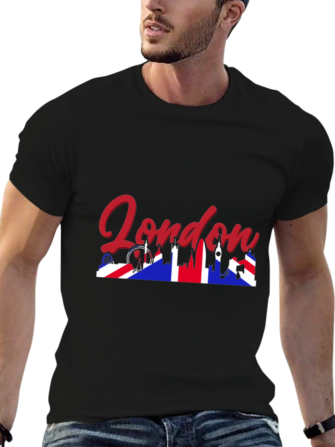 London UK Union Jack Graphic T-Shirt