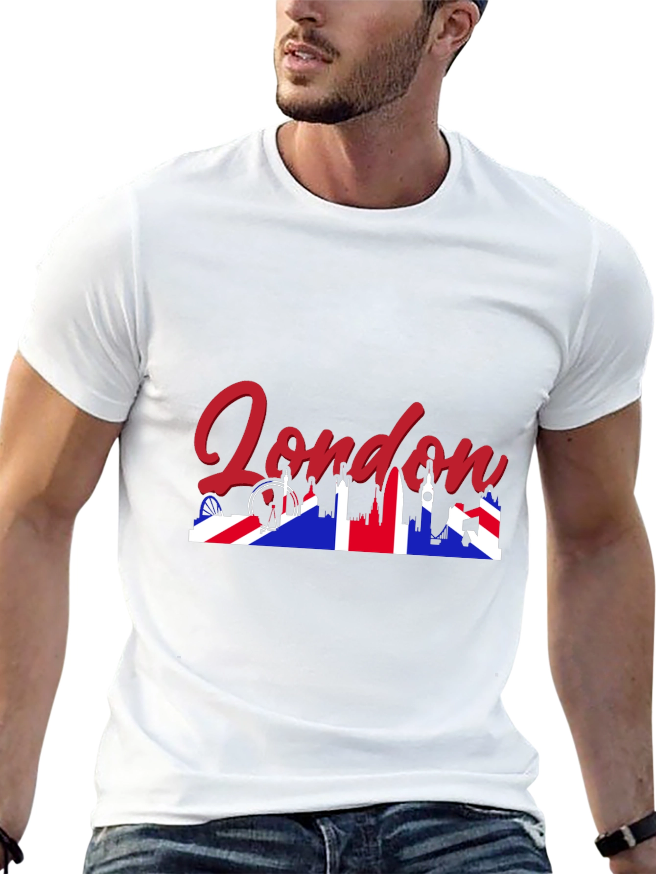 London UK Union Jack Graphic T-Shirt