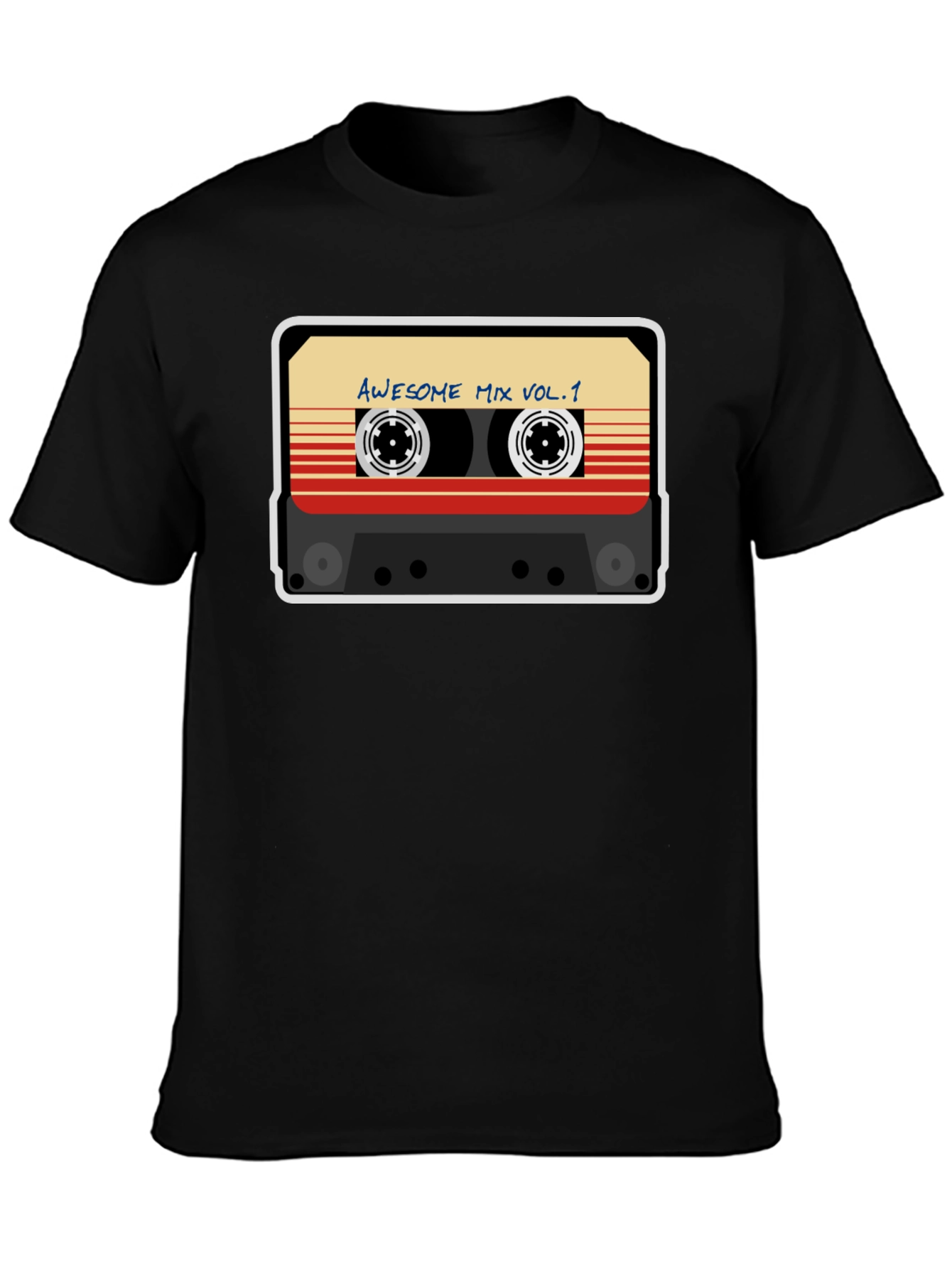 Awesome Mix Vol. 1 Retro Cassette Tape Graphic Tee