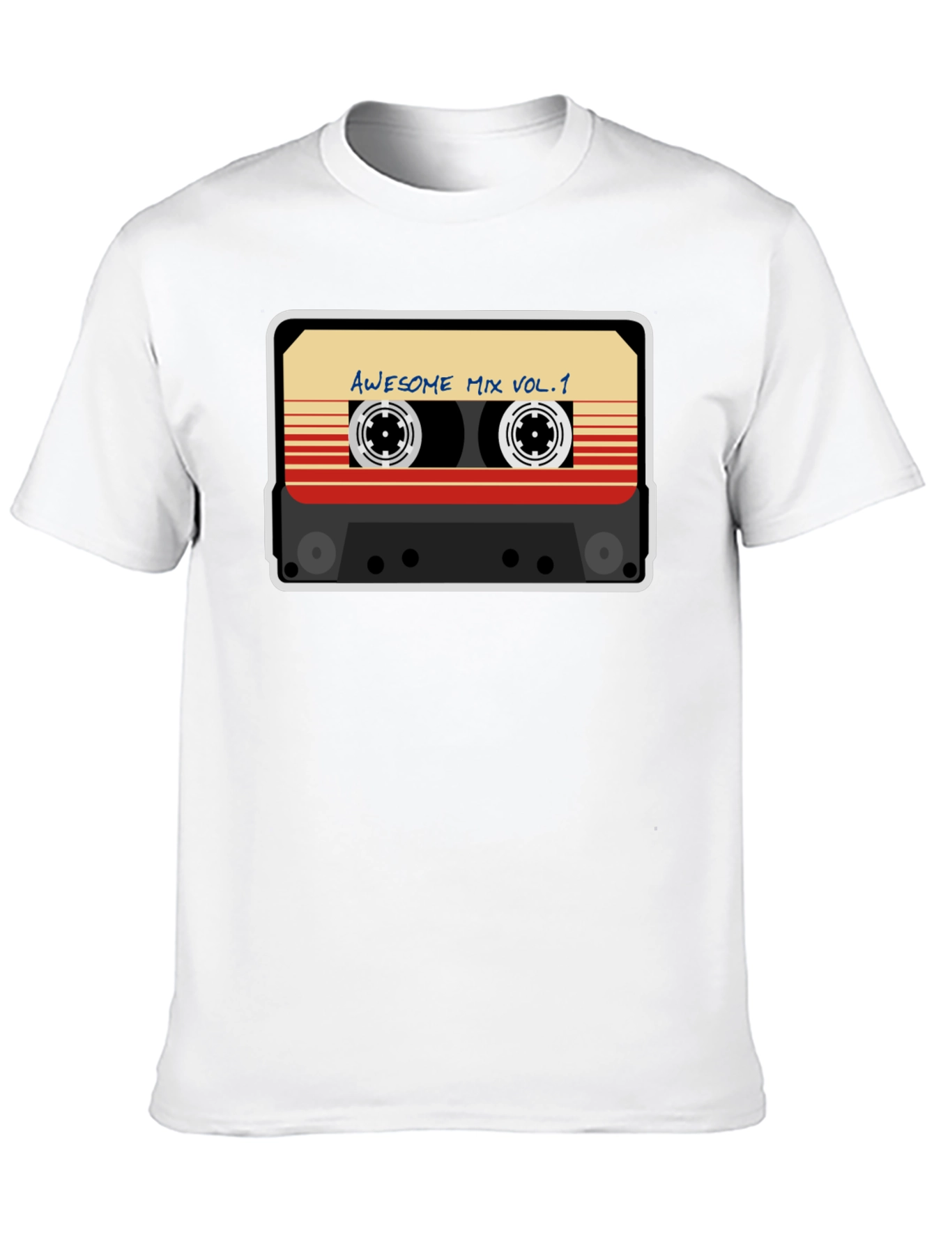 Awesome Mix Vol. 1 Retro Cassette Tape Graphic Tee