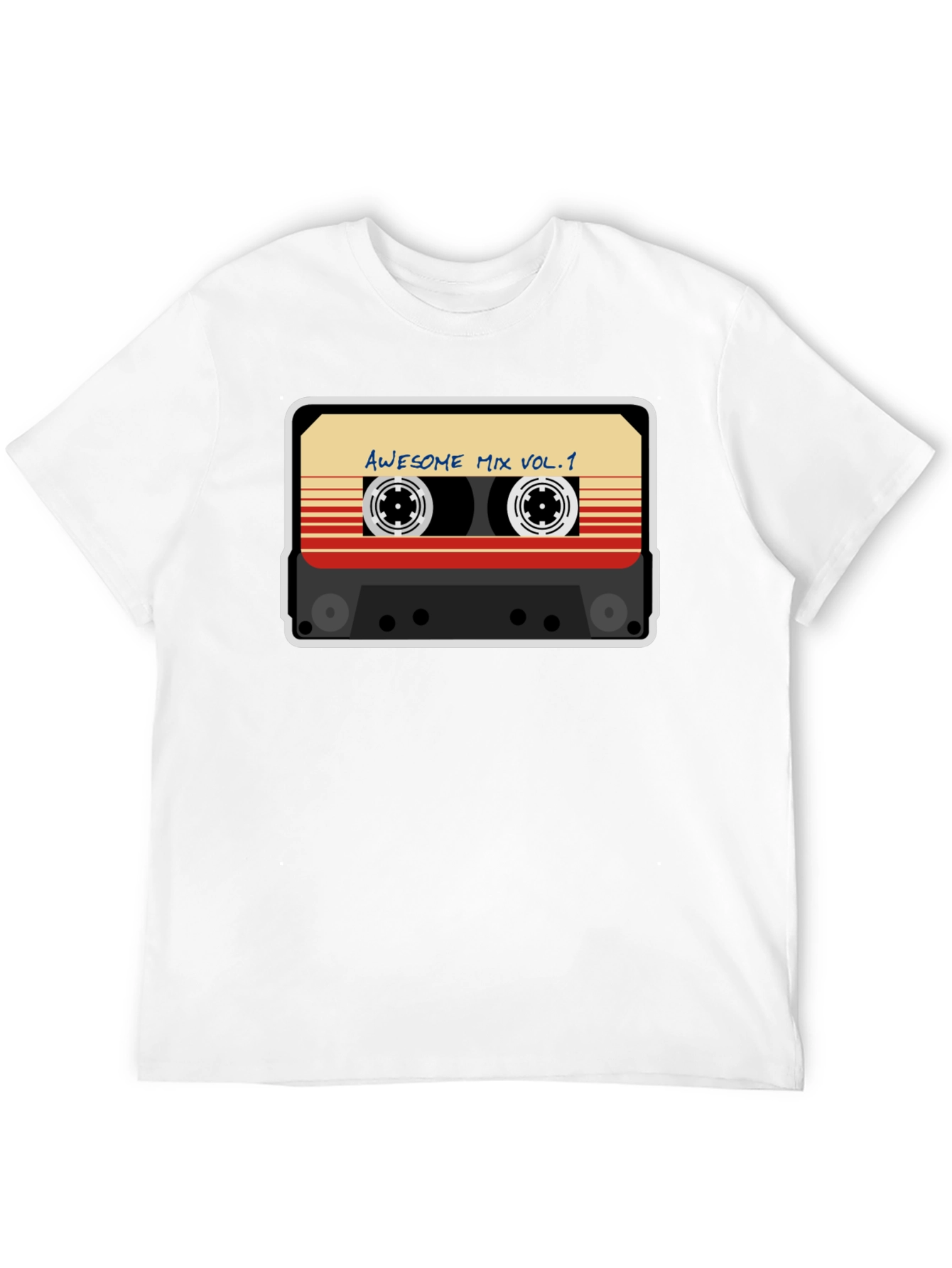 Awesome Mix Vol. 1 Retro Cassette Tape Graphic Tee