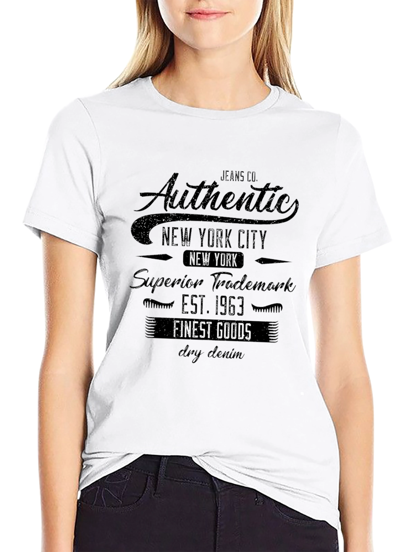 Authentic New York City Black T-Shirt