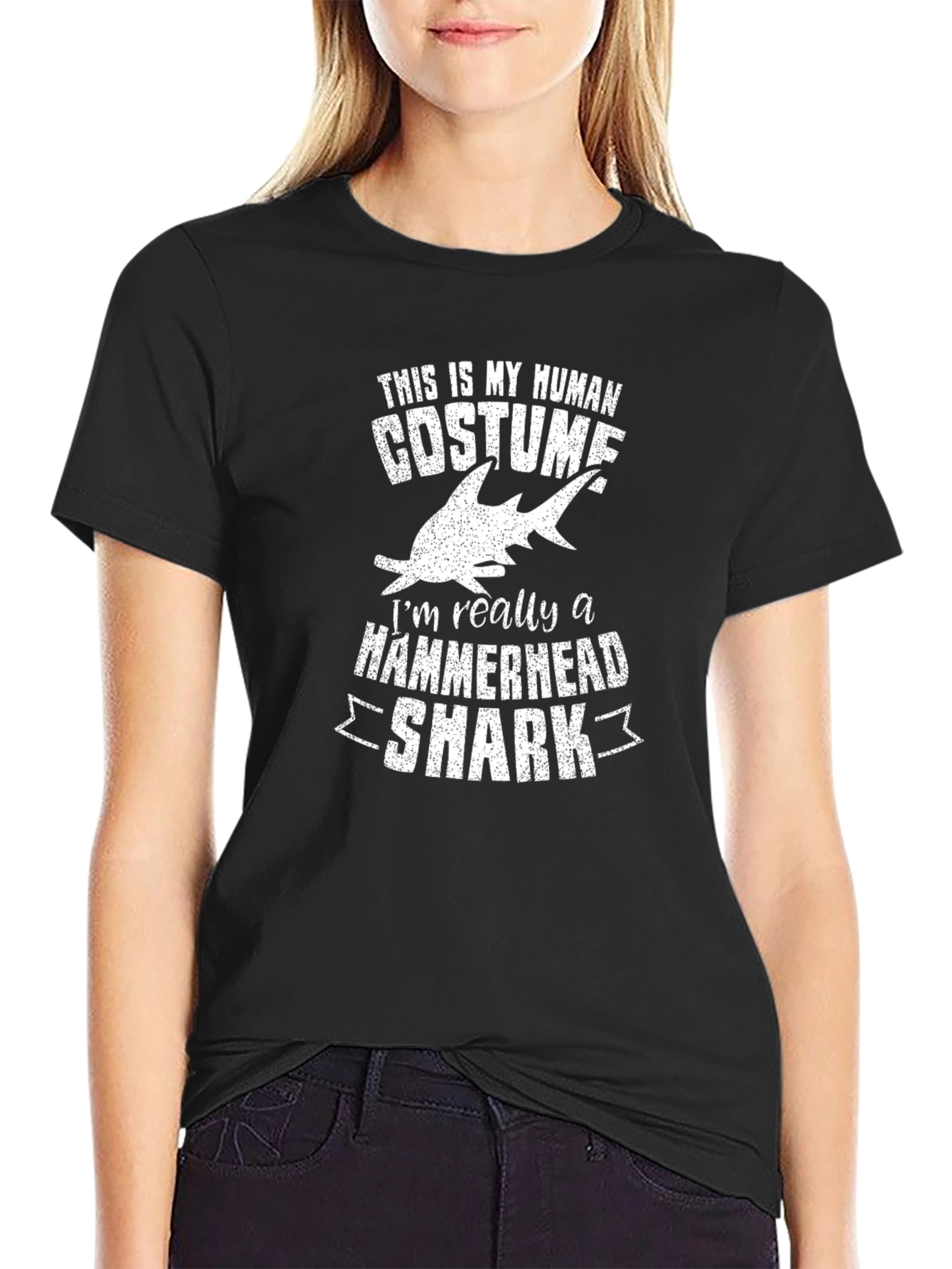 Human Costume Hammerhead Shark Tee