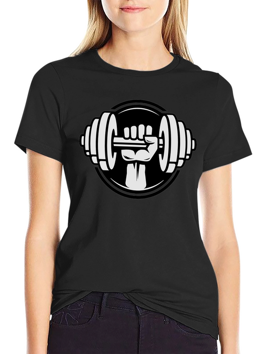 Weightlifting Hand T-Shirt - Black Graphic Tee