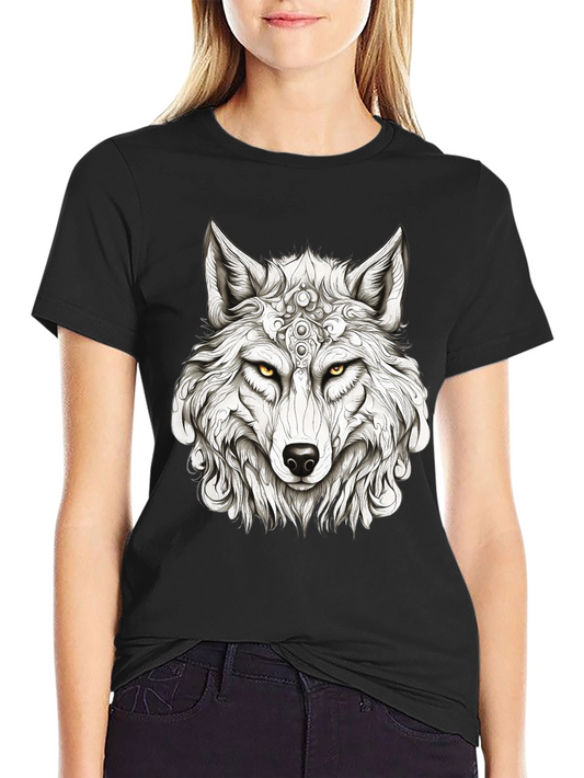 Wolf Graphic Print T-Shirt