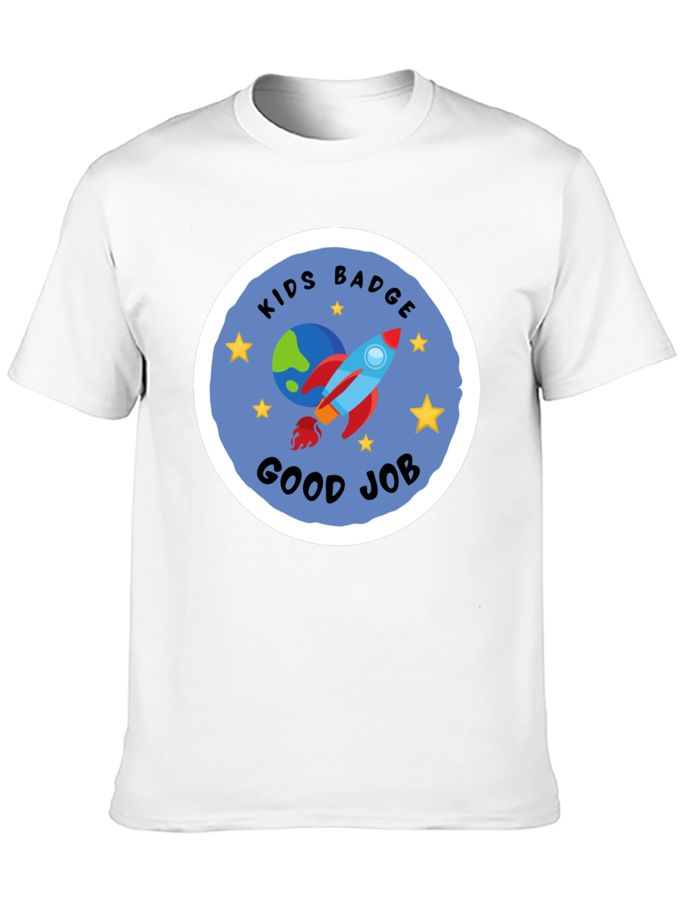 Kids Badge Good Job Graphic Tee
