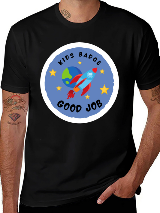 Kids Badge Good Job Graphic Tee