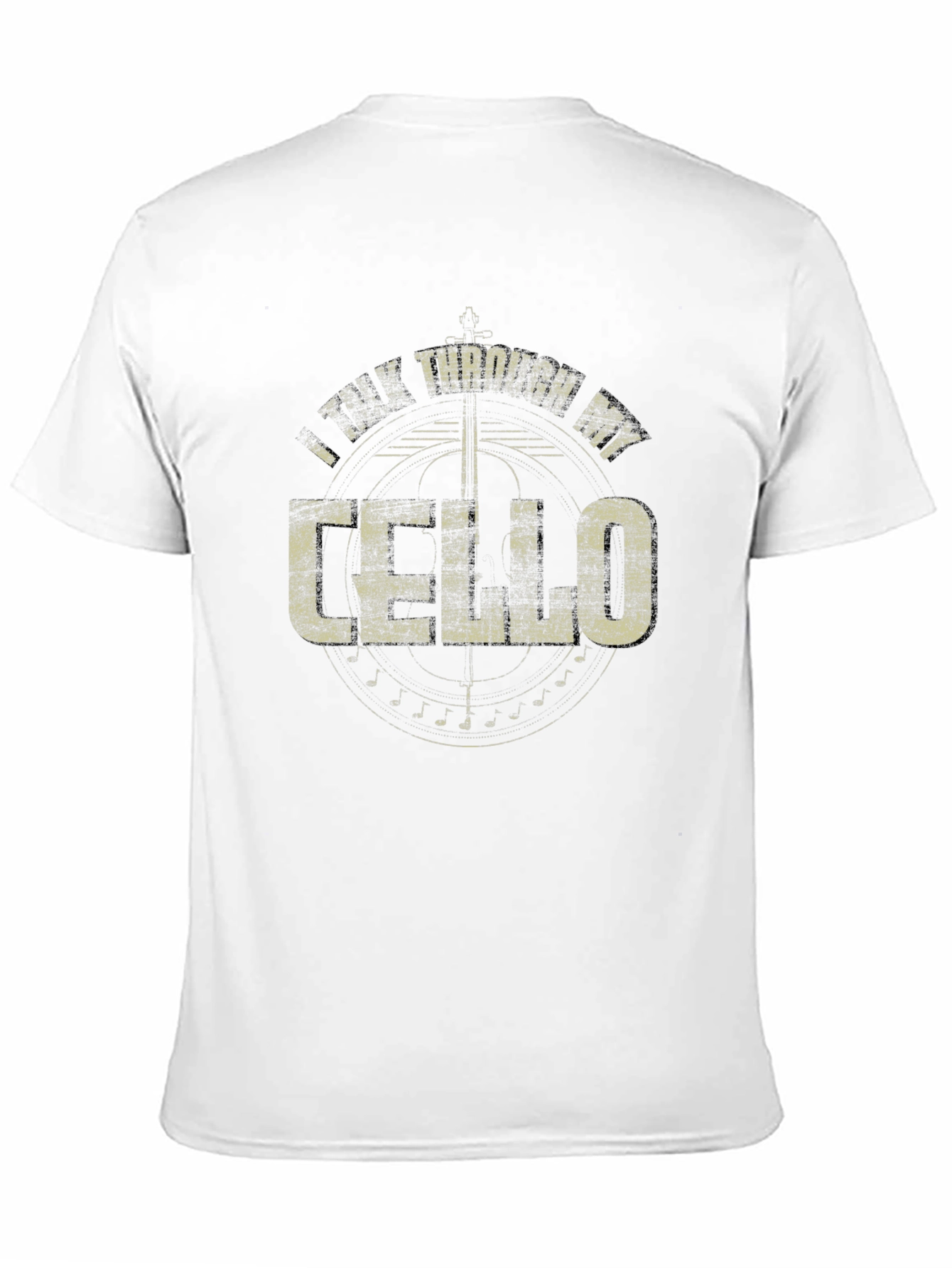 I Think Through My Cello Graphic Tee
