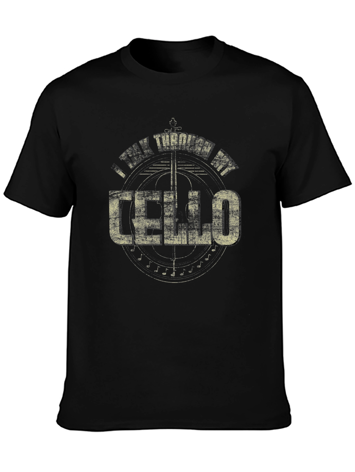 I Think Through My Cello Graphic Tee