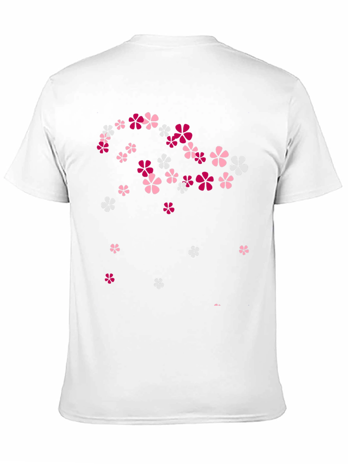 Floral Print Black T-Shirt - Stylish Casual Wear
