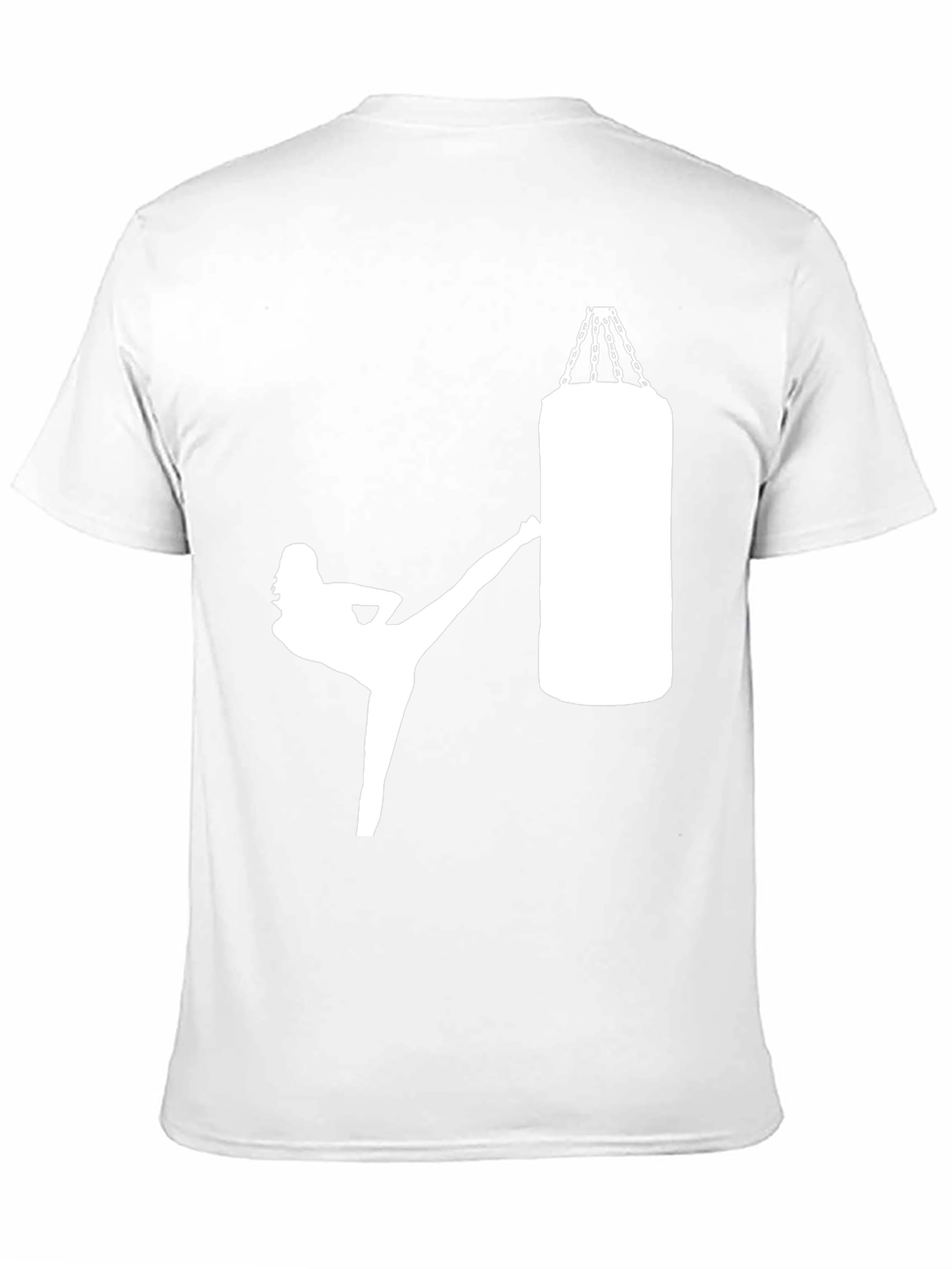 Kickboxing Girl Tee - Black Cotton Blend T-Shirt