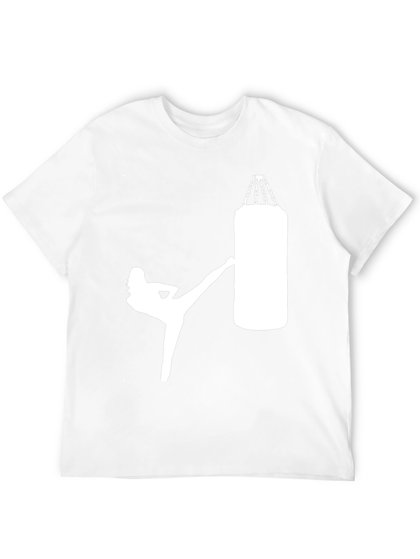 Kickboxing Girl Tee - Black Cotton Blend T-Shirt