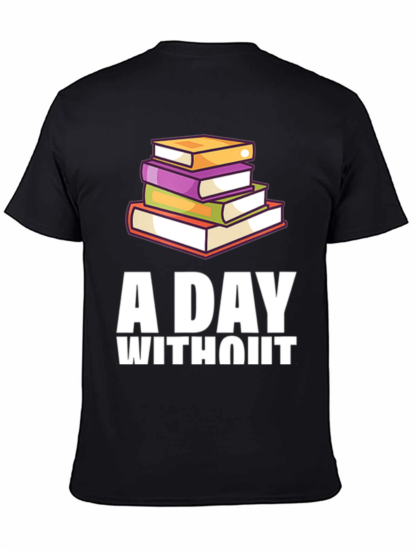A Day Without Books Black T-Shirt