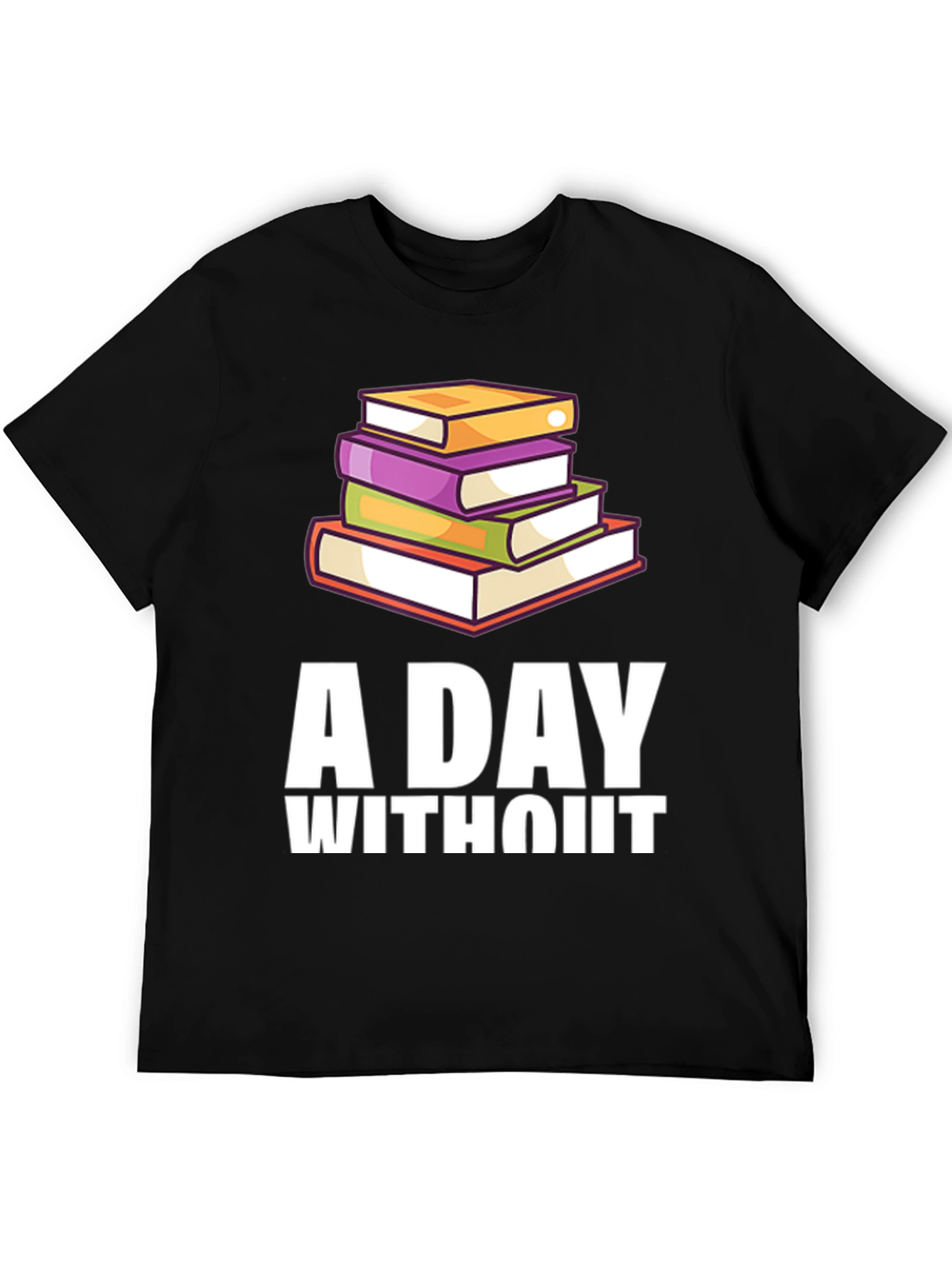 A Day Without Books Black T-Shirt