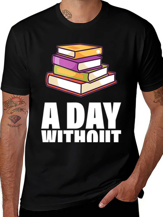 A Day Without Books Black T-Shirt