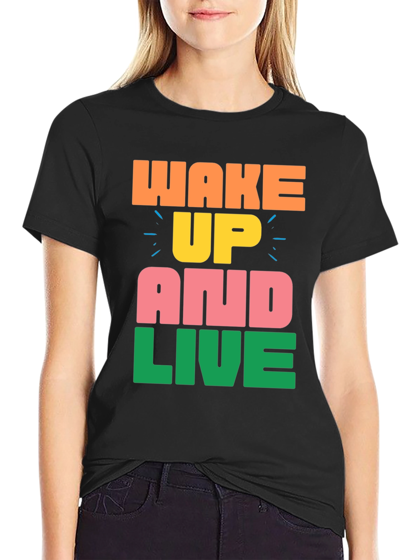 Wake Up and Live Graphic Tee