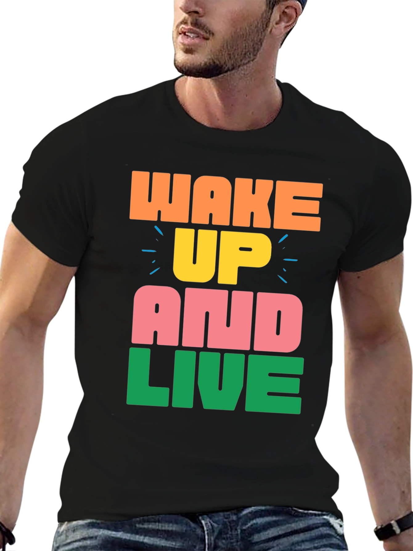 Wake Up and Live Graphic Tee