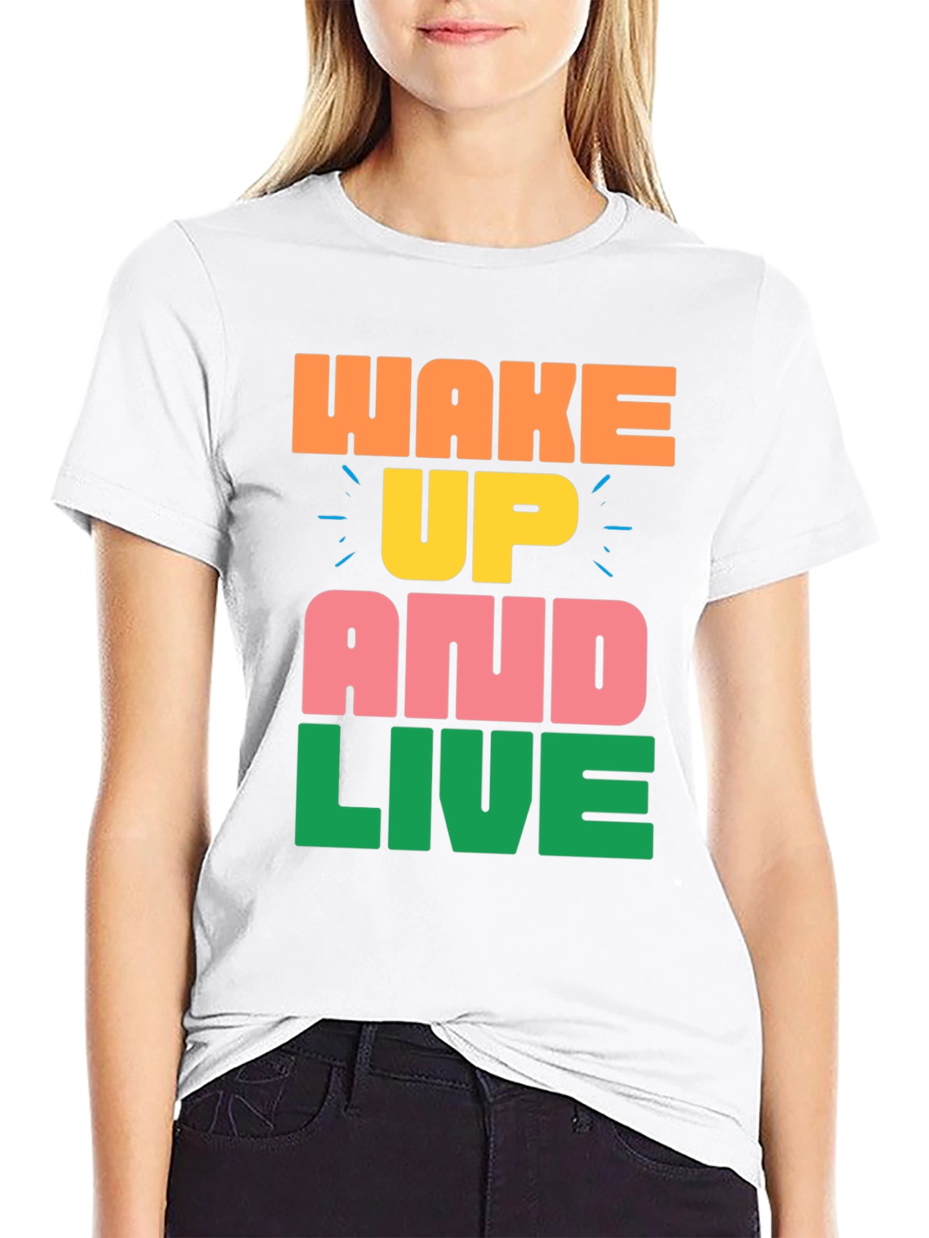 Wake Up and Live Graphic Tee