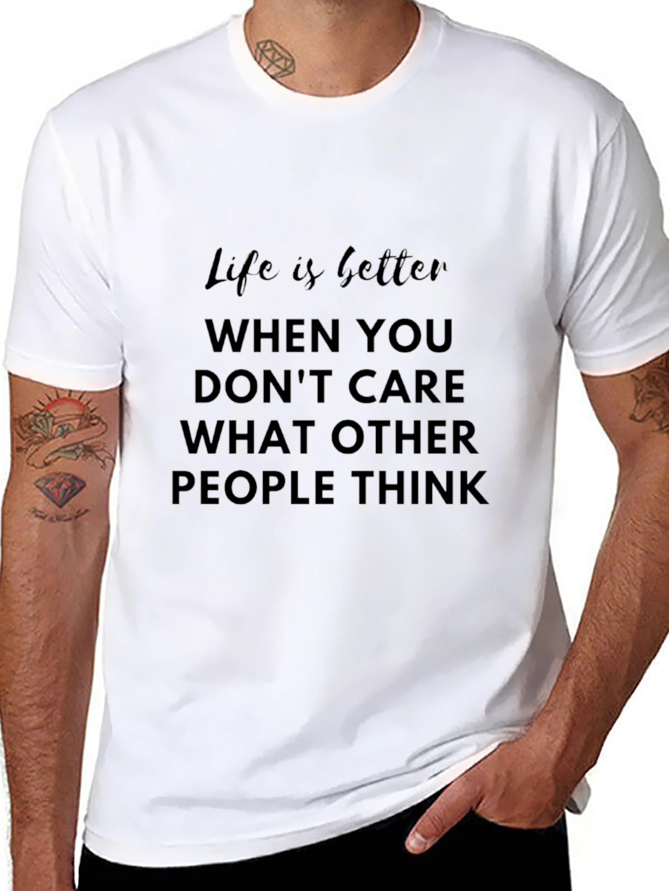 Life is Better Slogan Tee