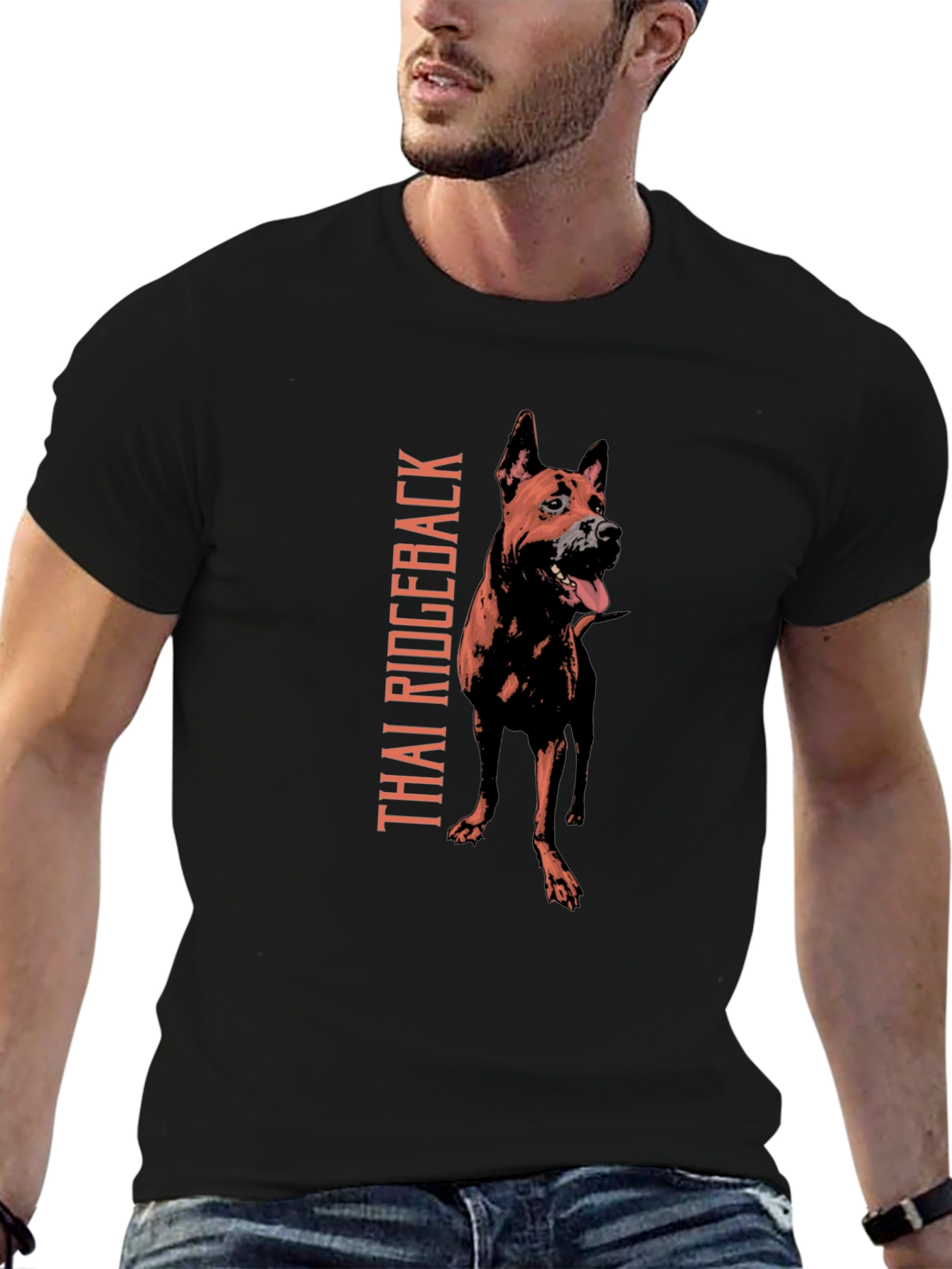 Thai Ridgeback Dog Graphic Tee - Unique Design