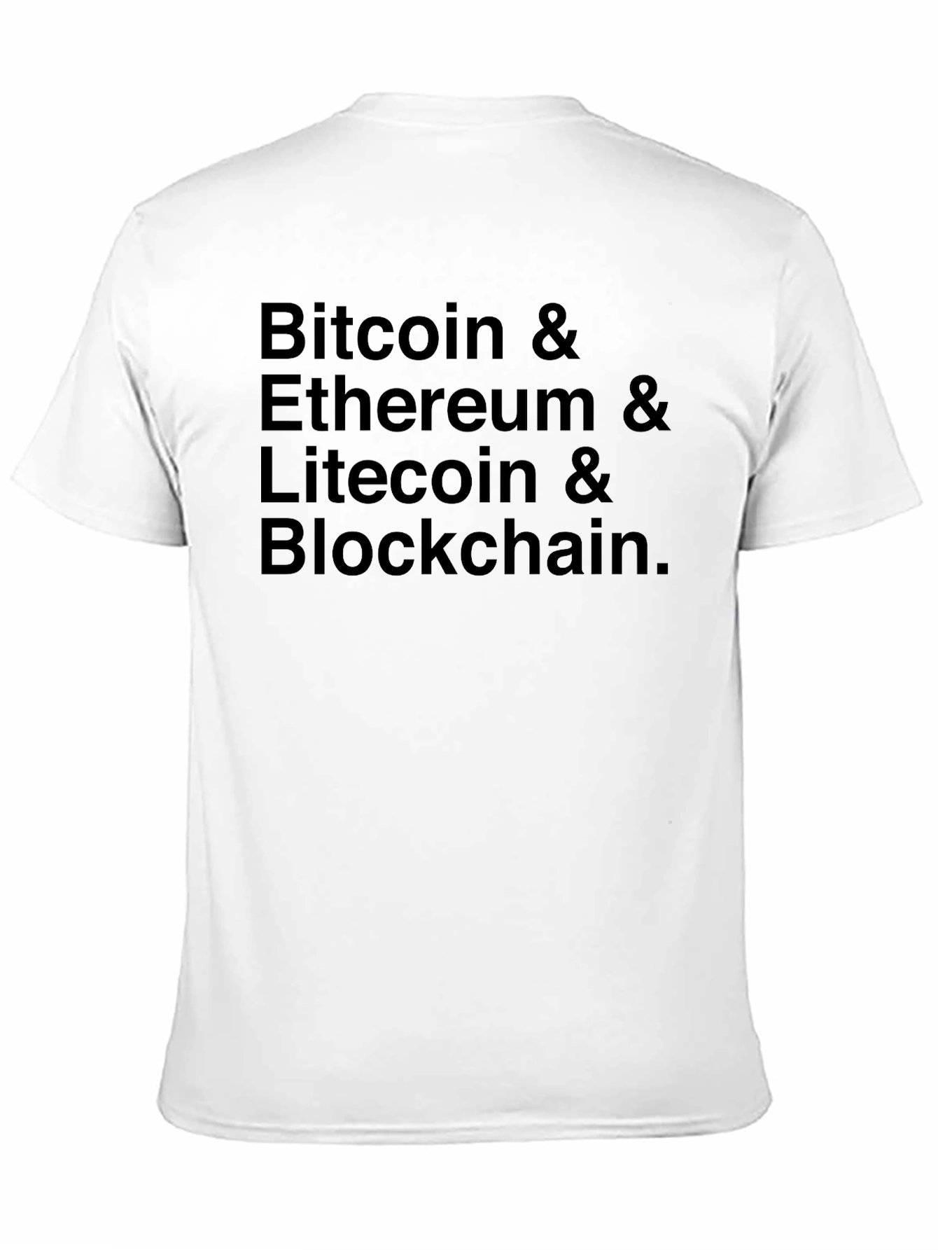 Bitcoin Ethereum Litecoin Blockchain T-Shirt