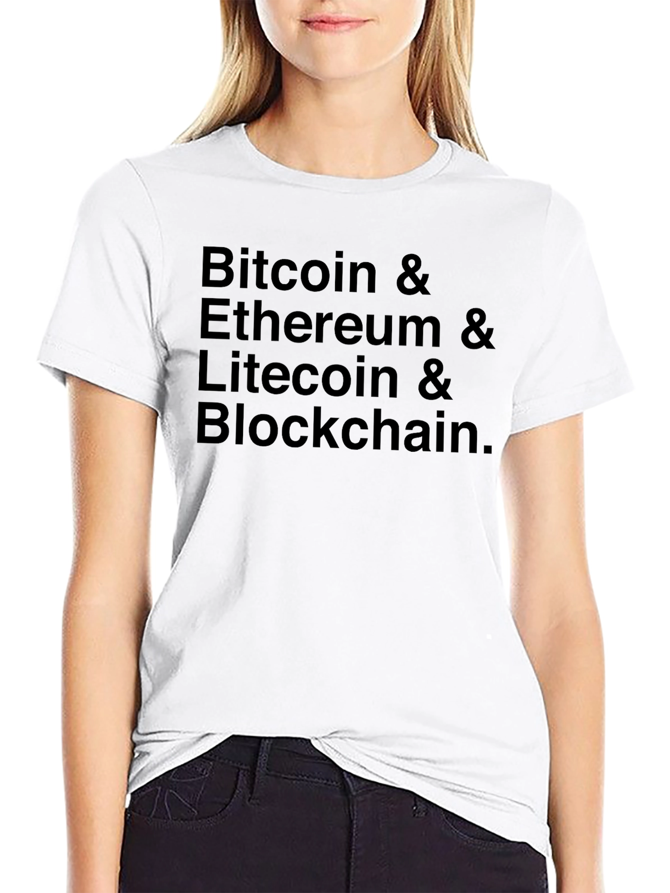 Bitcoin Ethereum Litecoin Blockchain T-Shirt