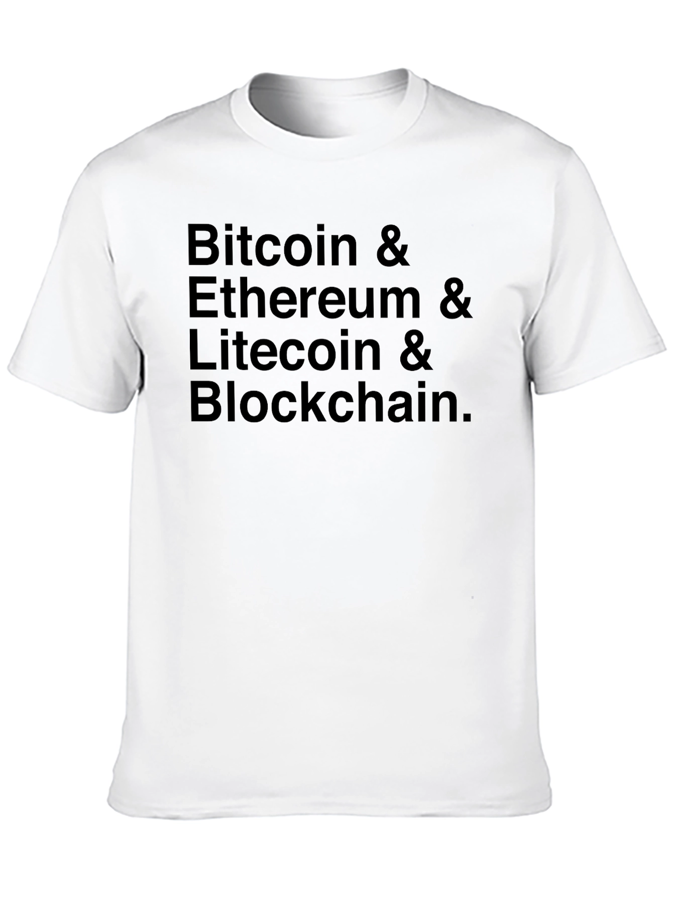 Bitcoin Ethereum Litecoin Blockchain T-Shirt