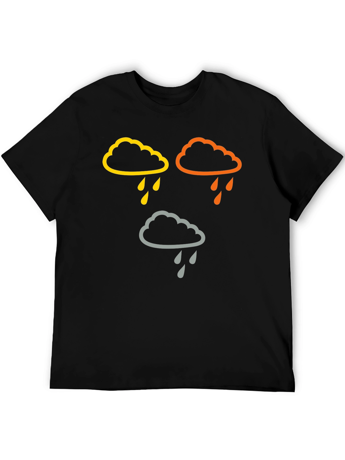 Rain Cloud Graphic T-Shirt - Weather Theme Tee