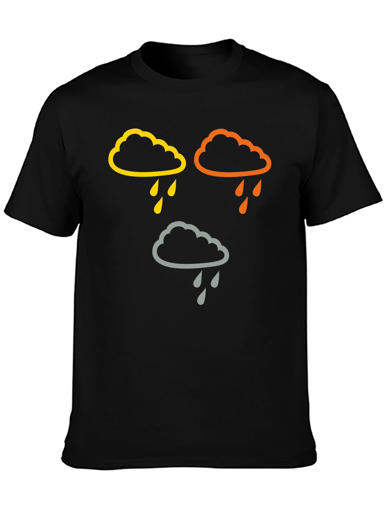 Rain Cloud Graphic T-Shirt - Weather Theme Tee