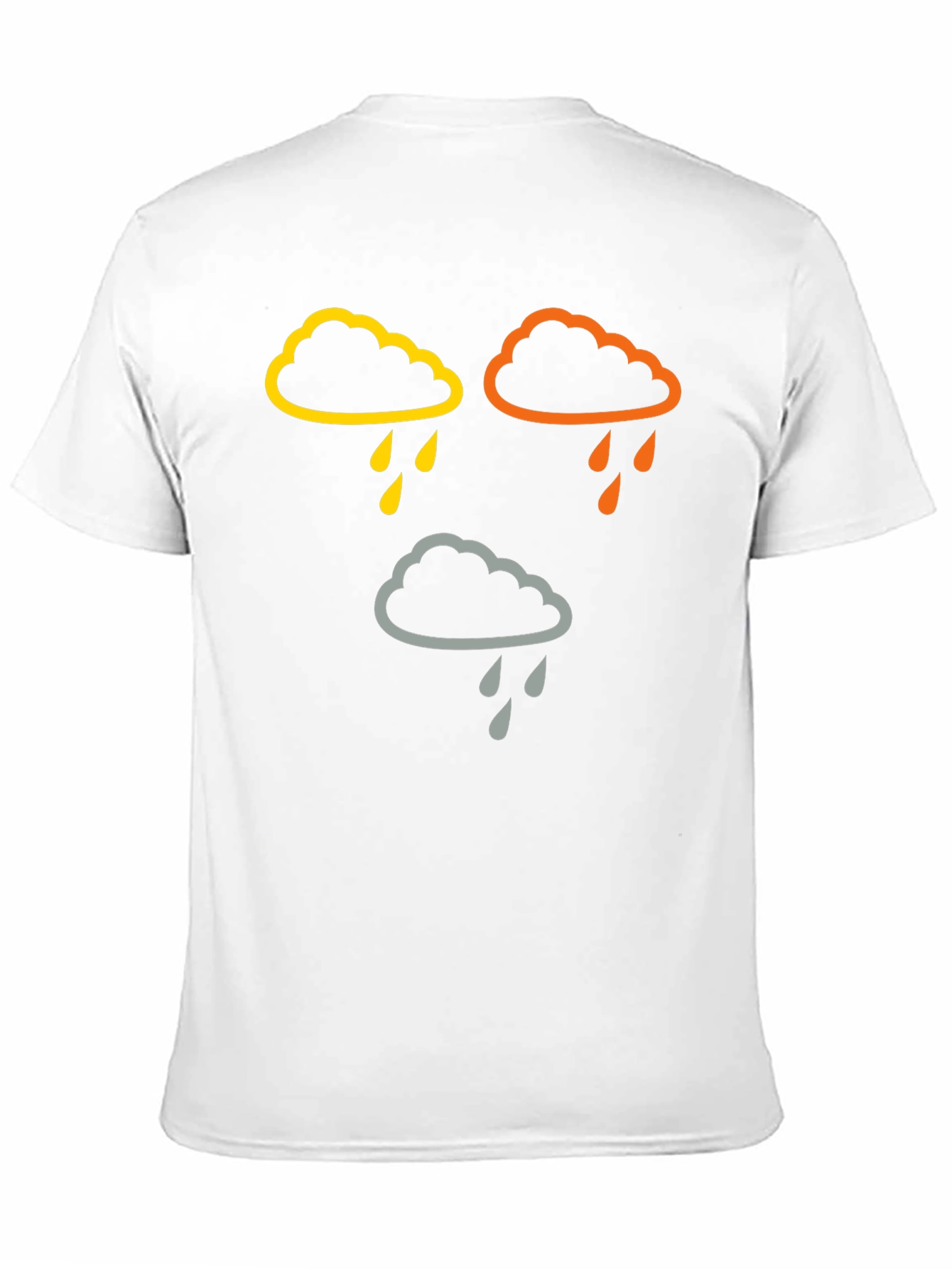 Rain Cloud Graphic T-Shirt - Weather Theme Tee