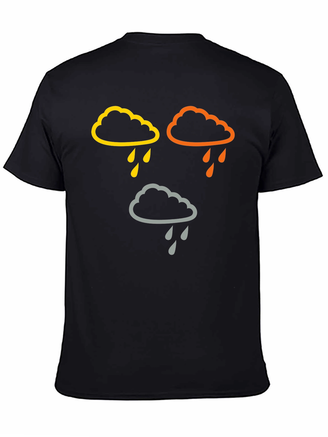 Rain Cloud Graphic T-Shirt - Weather Theme Tee
