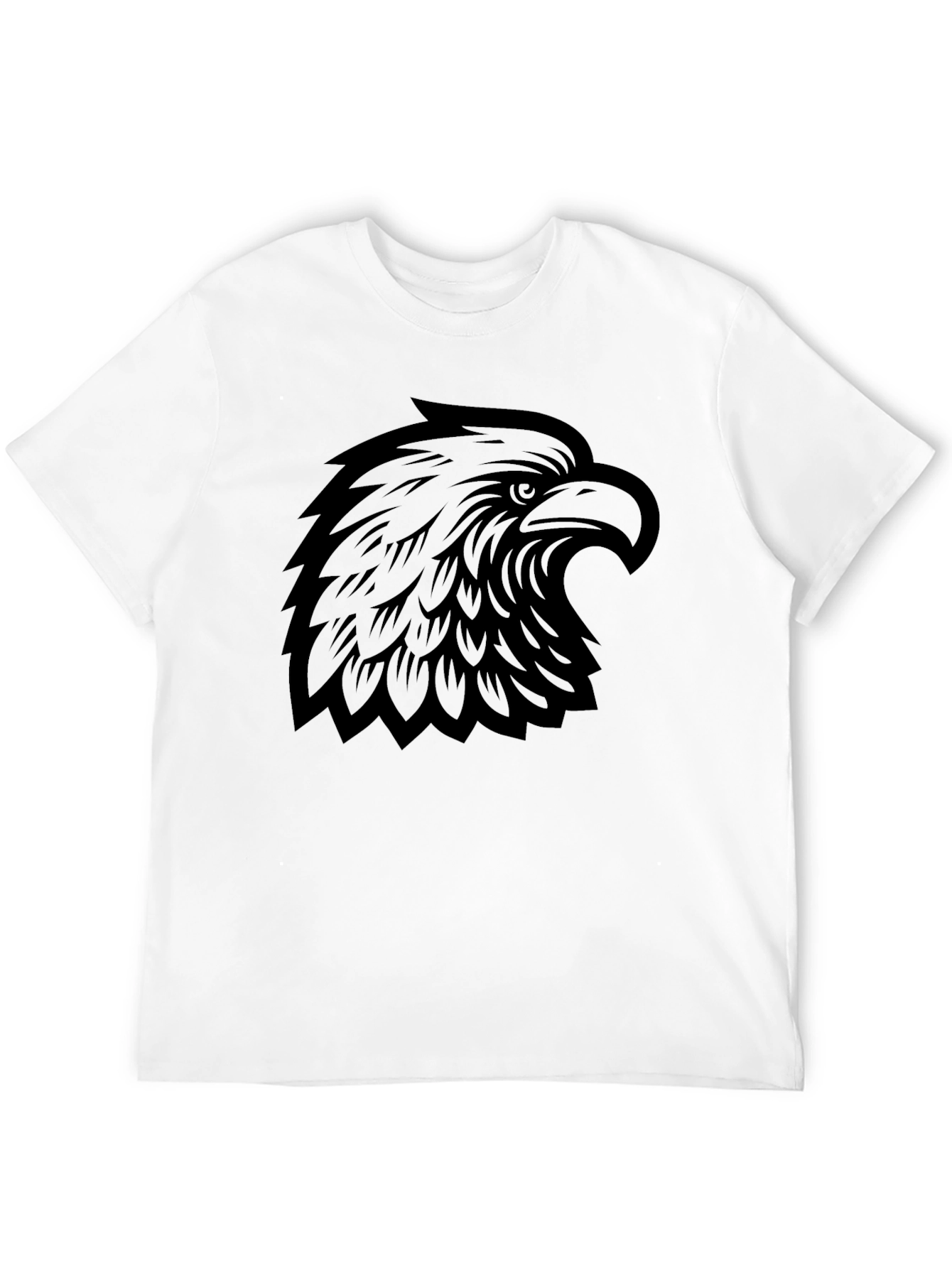 Black Eagle Graphic Tee - Mens Casual Top