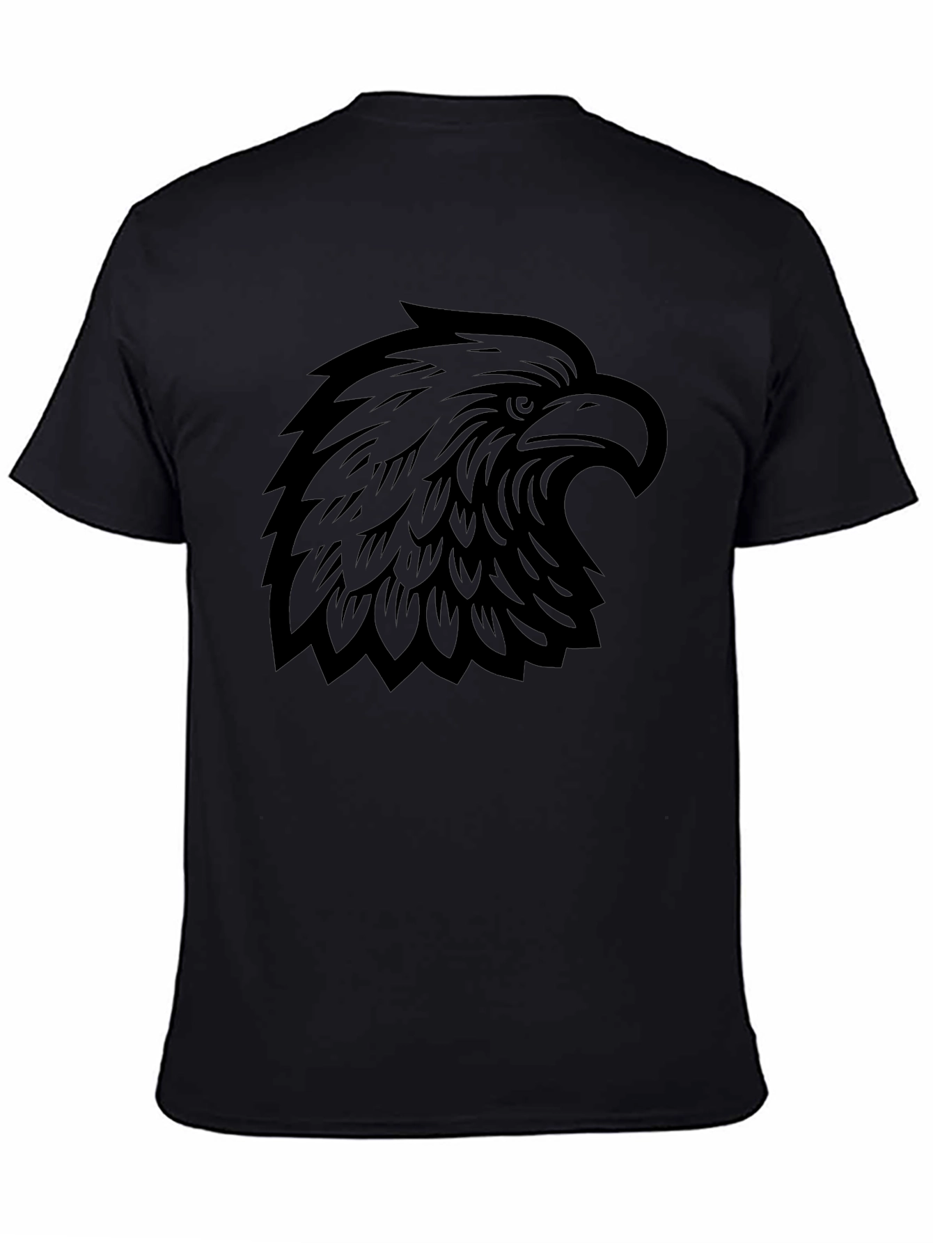 Black Eagle Graphic Tee - Mens Casual Top