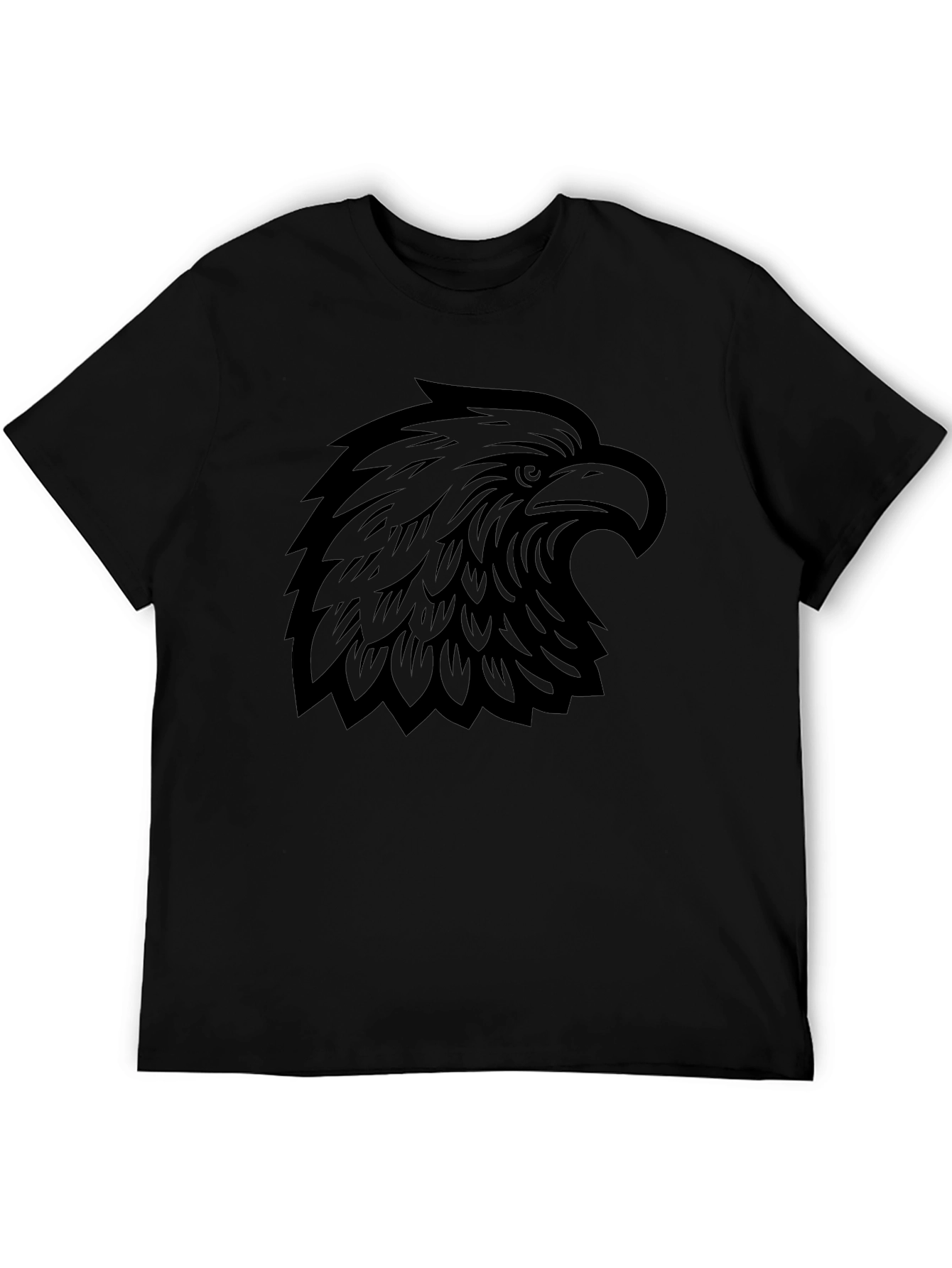 Black Eagle Graphic Tee - Mens Casual Top