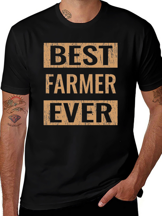 Best Farmer Ever T-Shirt - Soft Cotton Tee