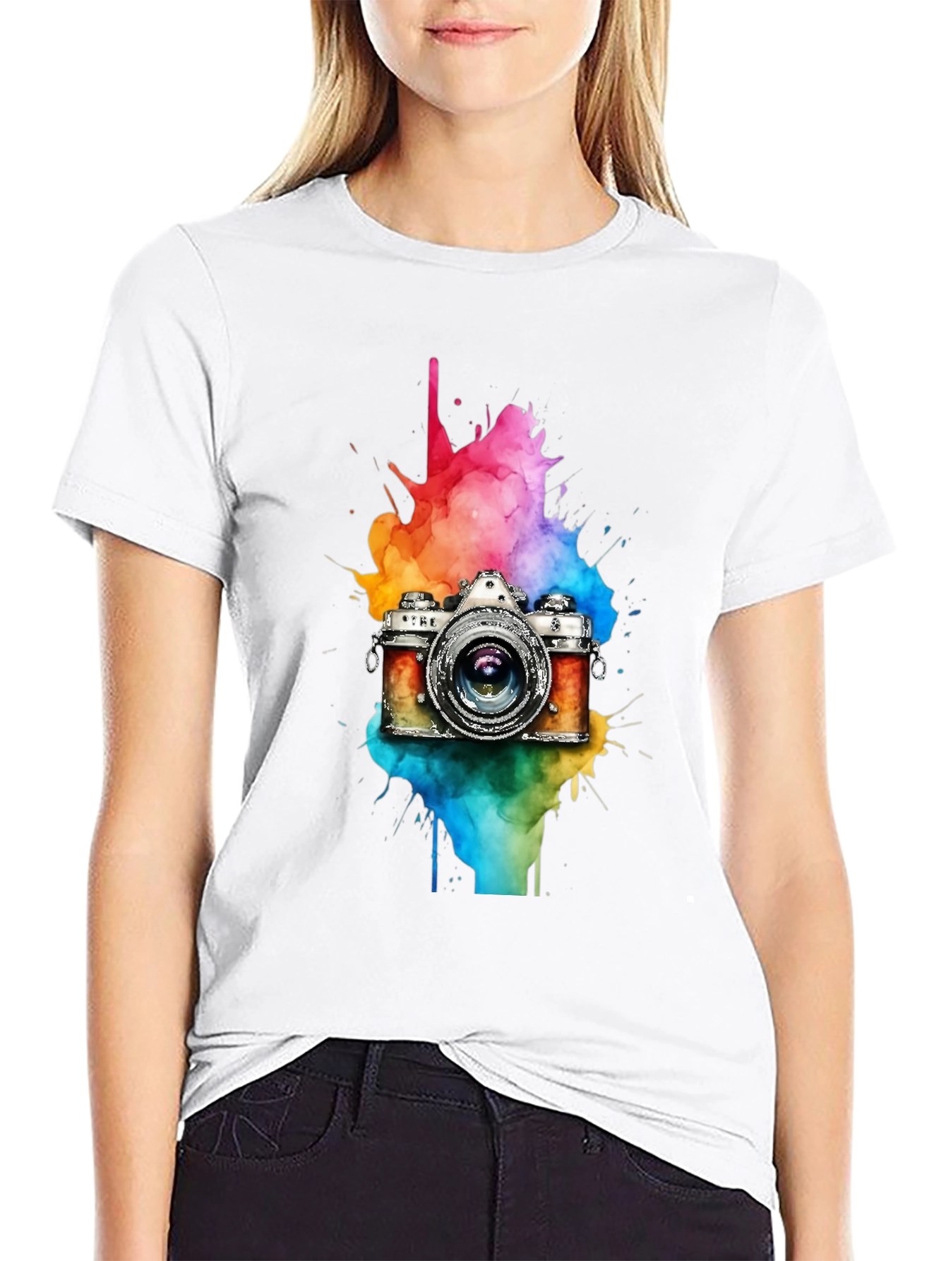 Colorful Camera T-Shirt