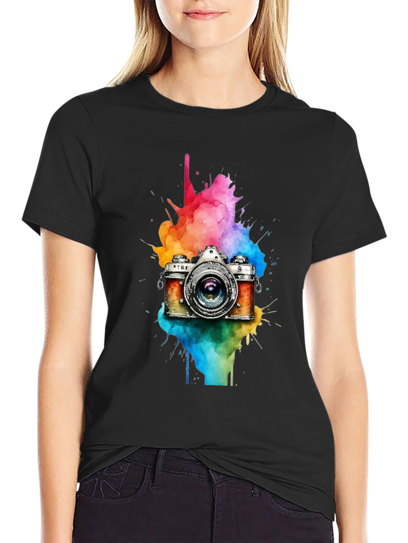 Colorful Camera T-Shirt