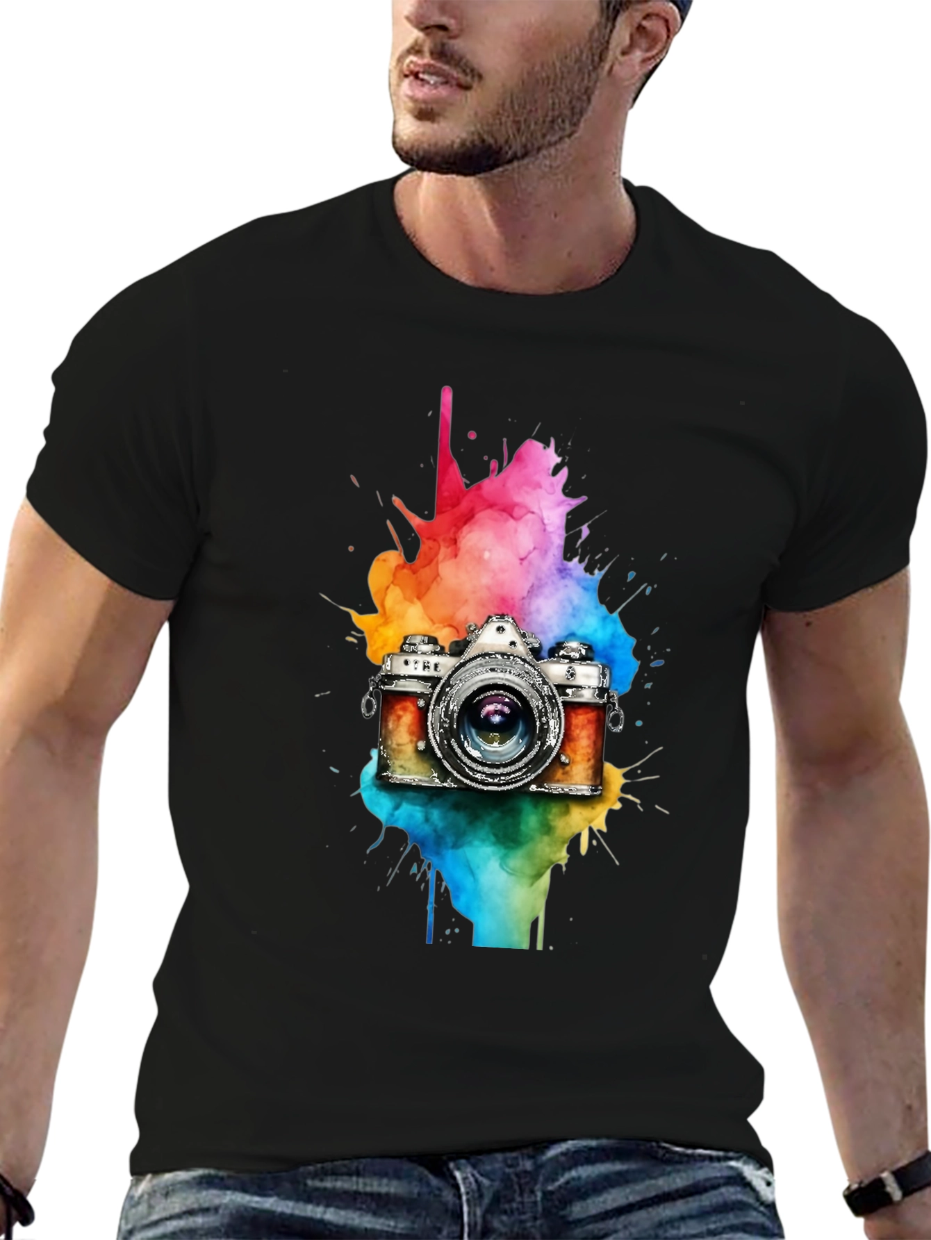 Colorful Camera T-Shirt