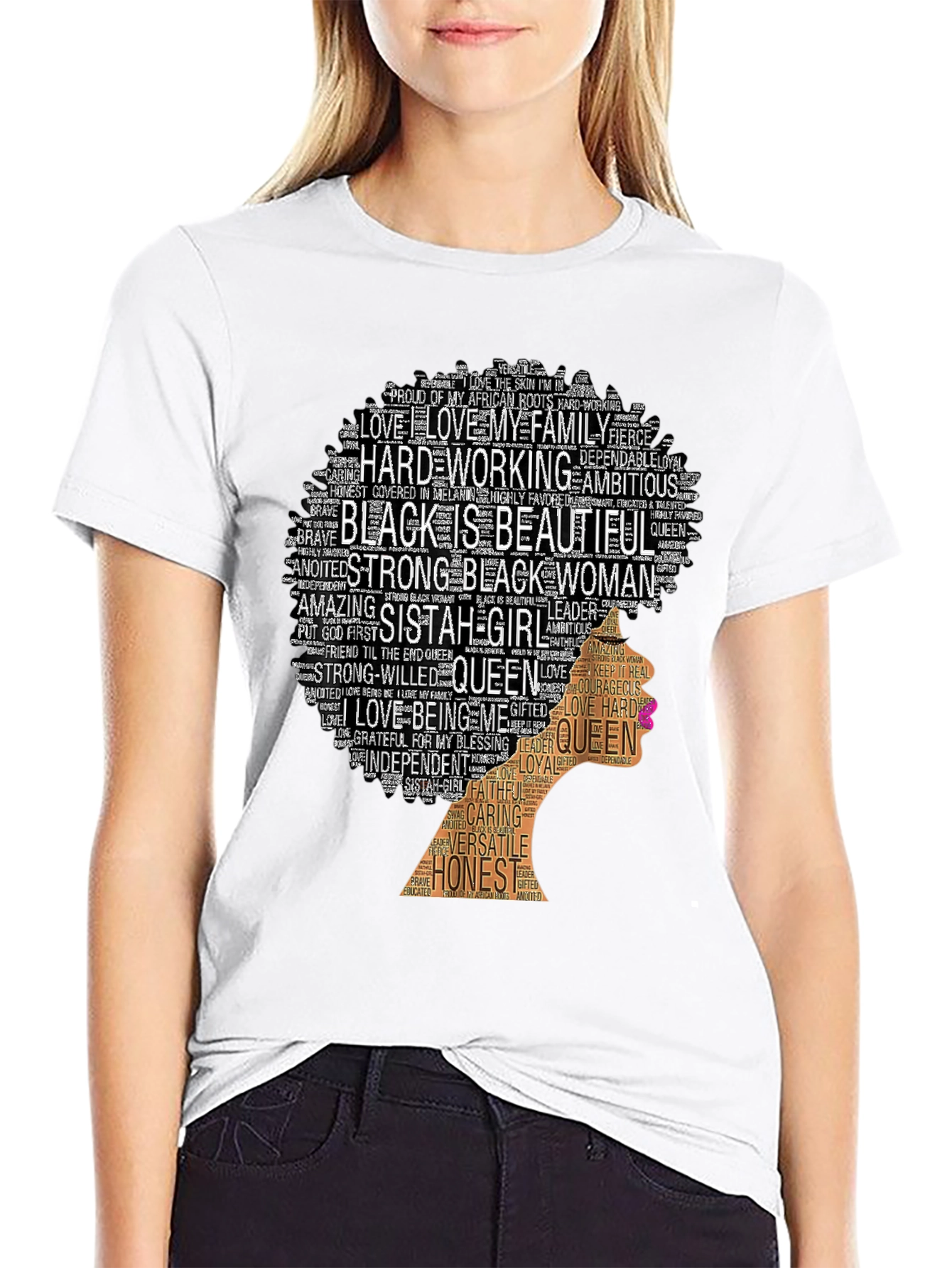 Empowered Black Woman Graphic T-Shirt