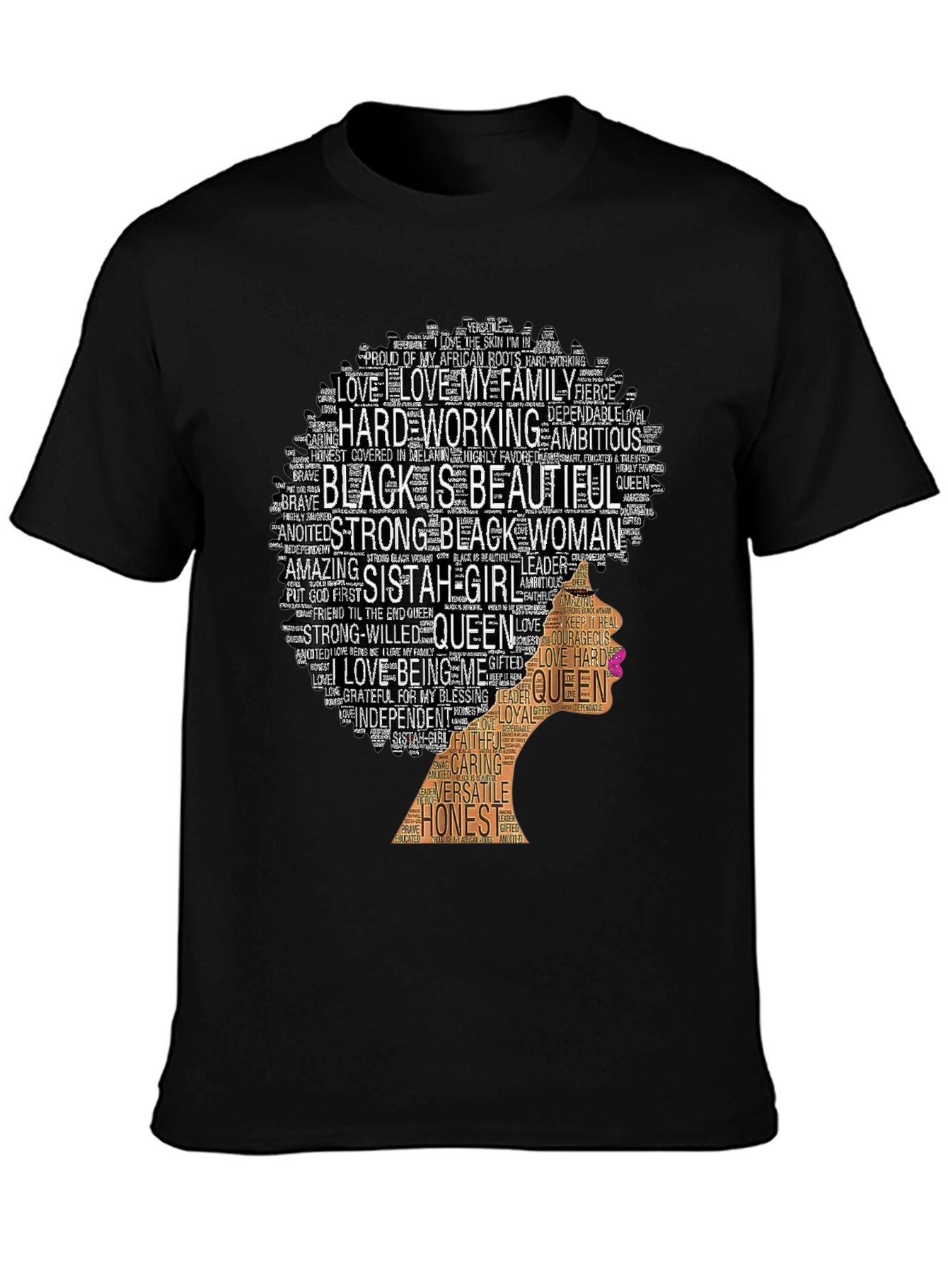 Empowered Black Woman Graphic T-Shirt