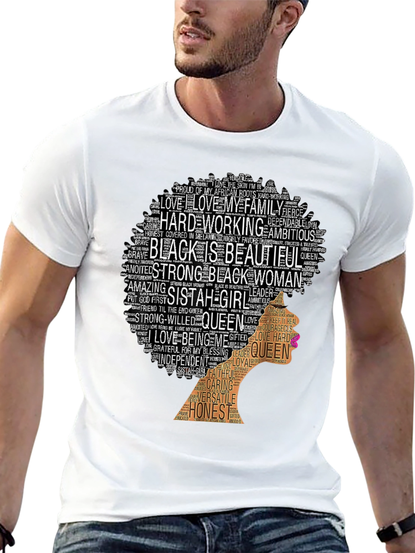 Empowered Black Woman Graphic T-Shirt