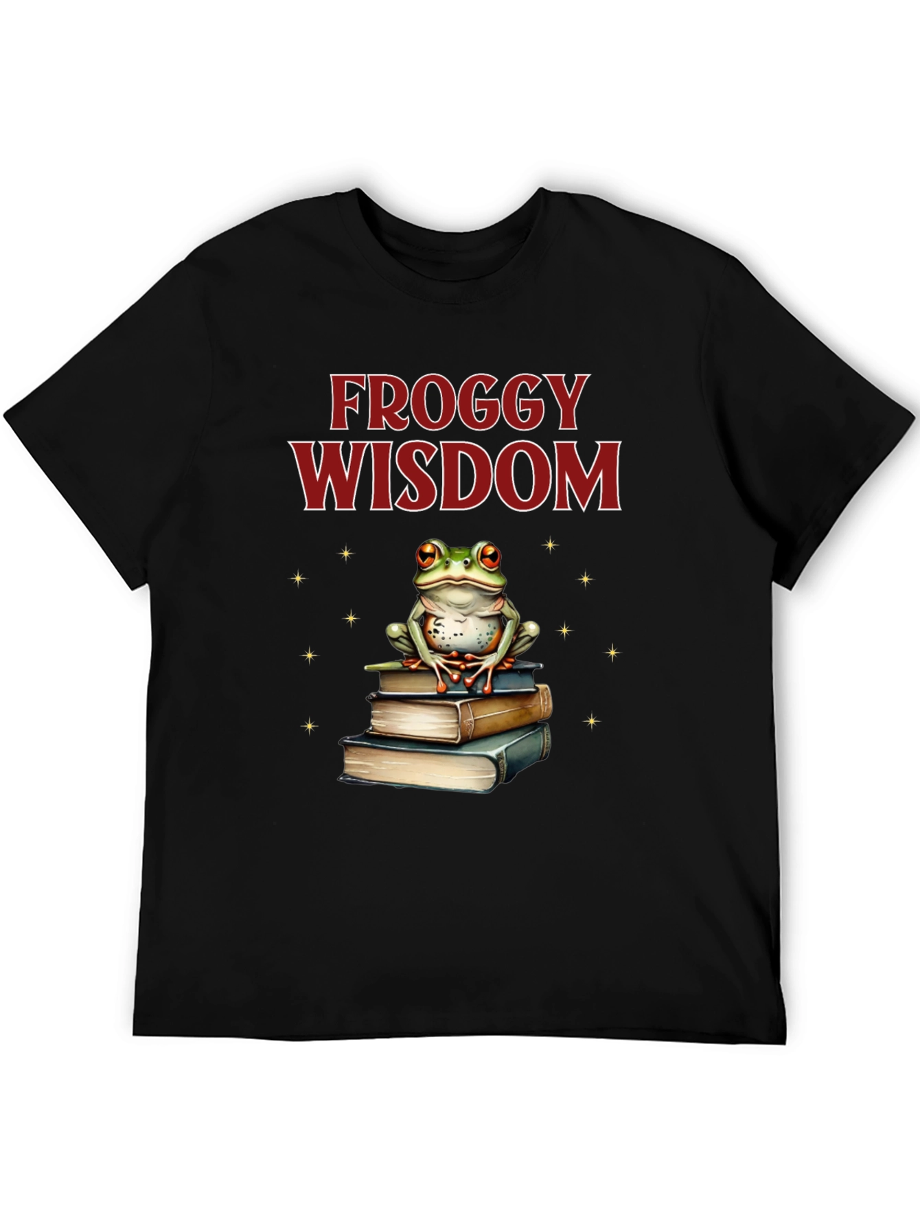 Froggy Wisdom T-Shirt - Book Lover Tee