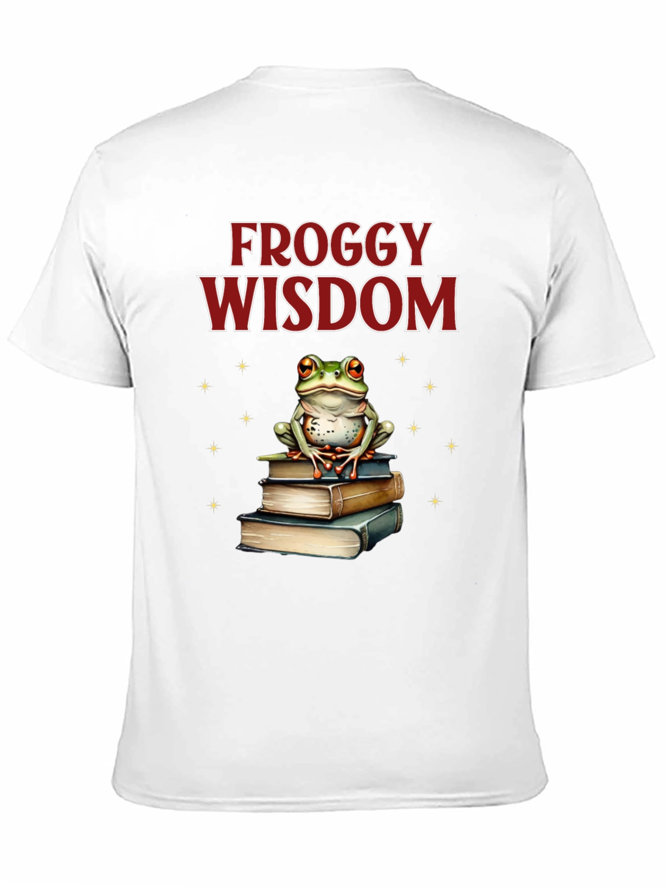 Froggy Wisdom T-Shirt - Book Lover Tee