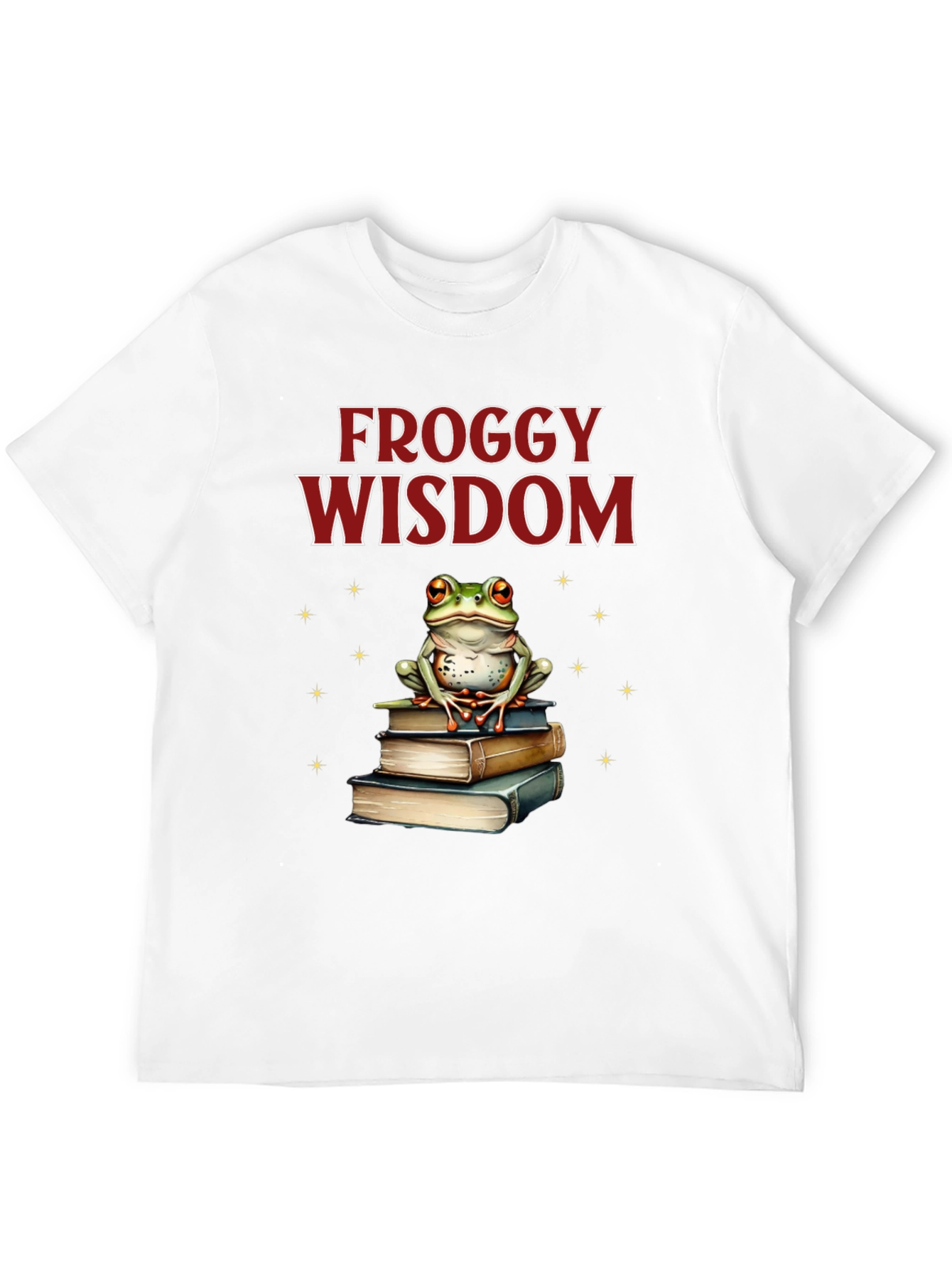 Froggy Wisdom T-Shirt - Book Lover Tee