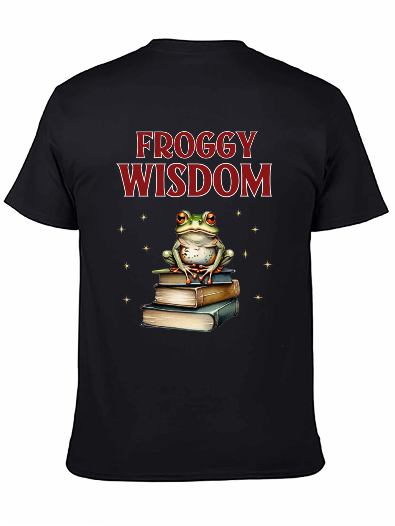 Froggy Wisdom T-Shirt - Book Lover Tee