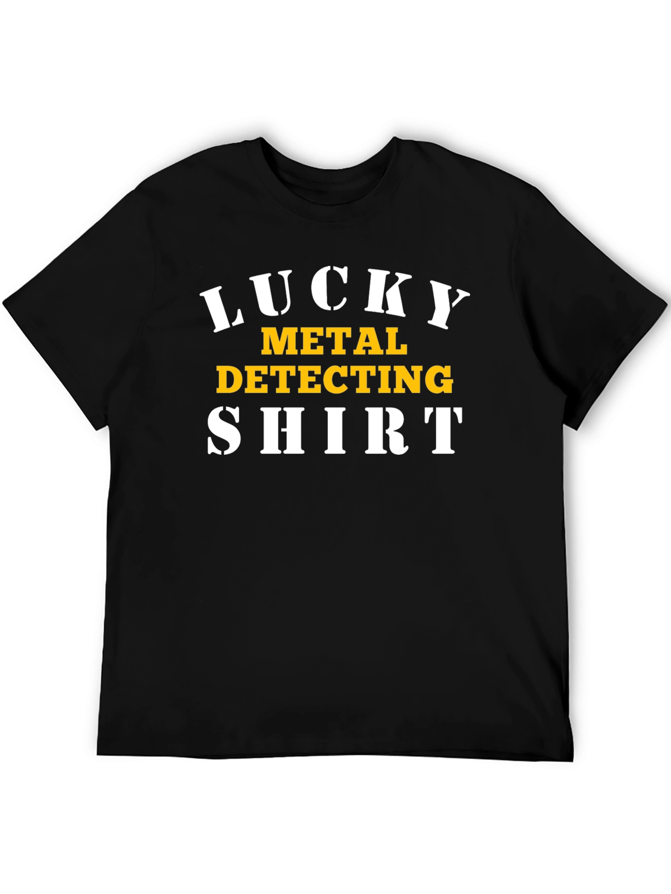 Lucky Metal Detecting T-Shirt - Black