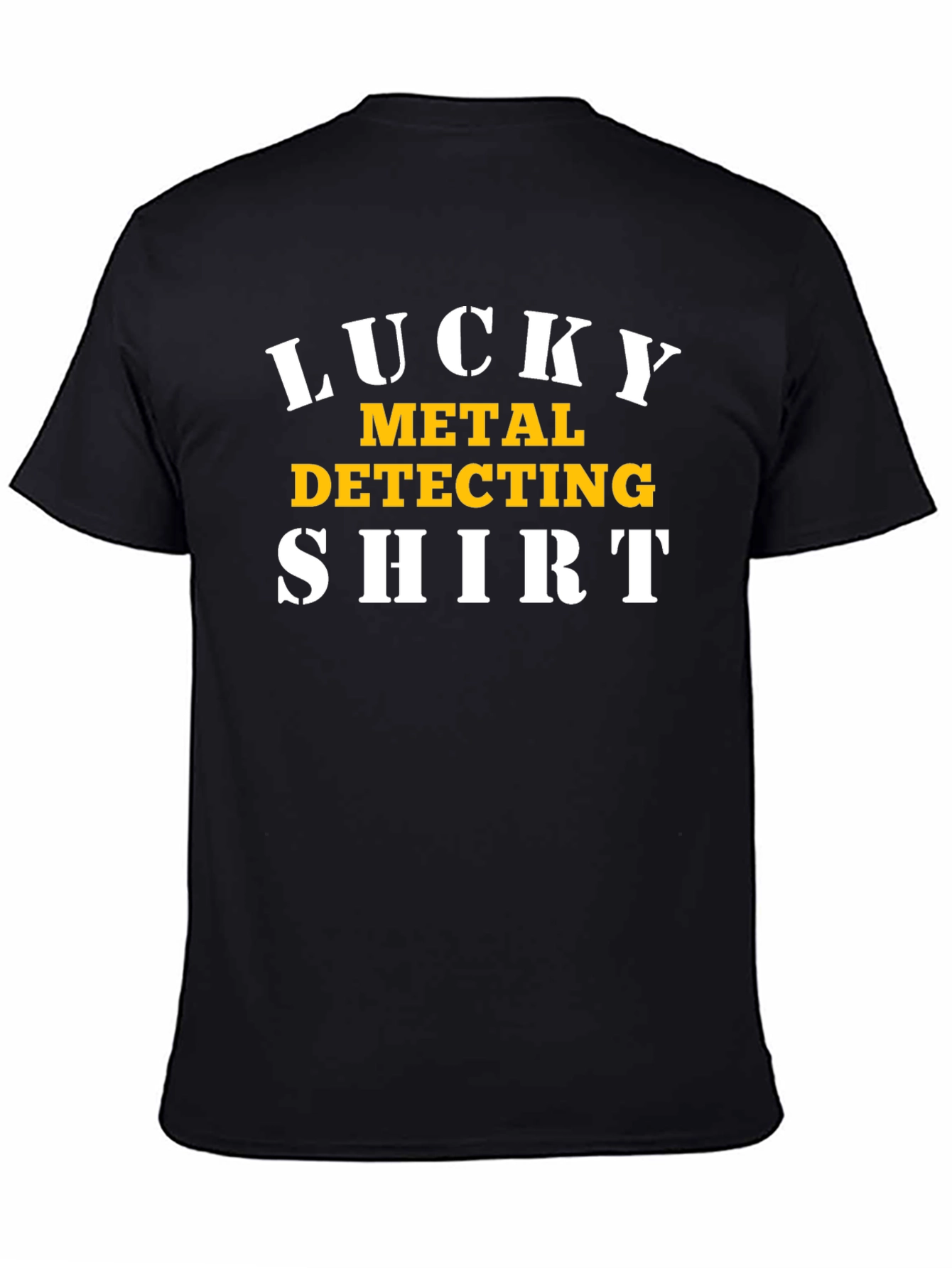 Lucky Metal Detecting T-Shirt - Black
