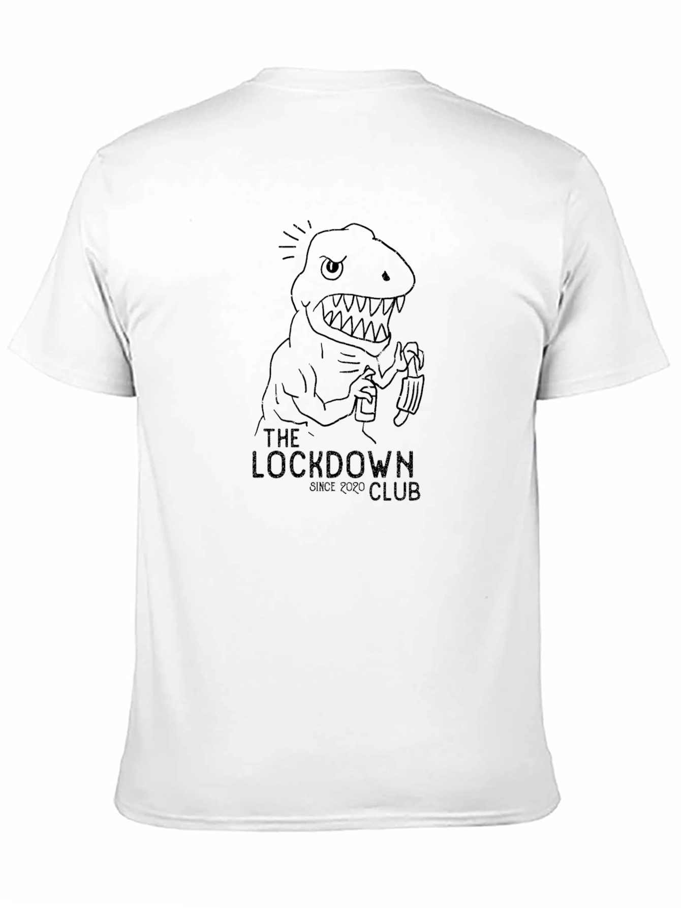 The Lockdown Club Tee - Dinosaur Graphic