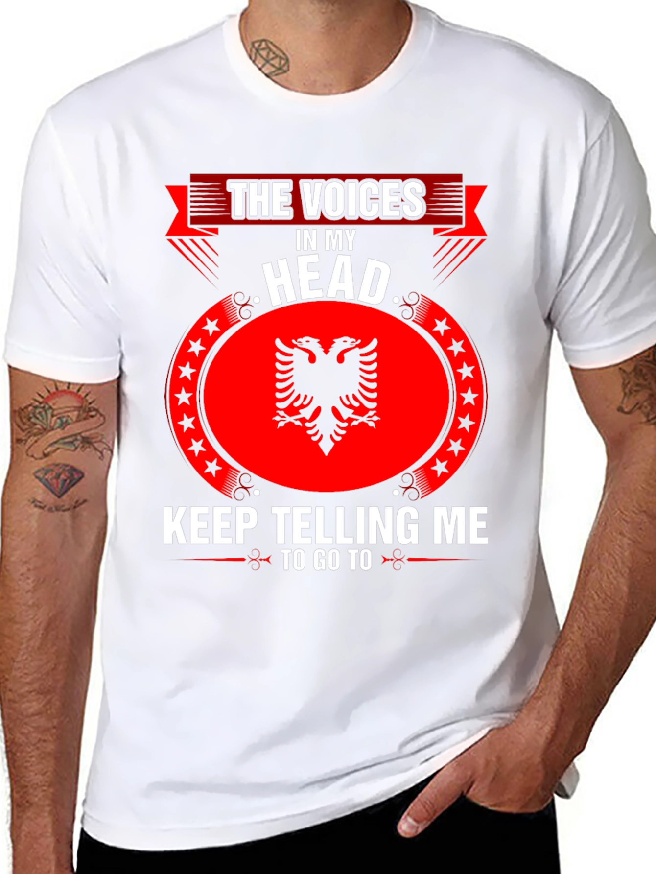 Albania T-Shirt - The Voices in My Head